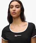 Short Sleeved Fitted Dress