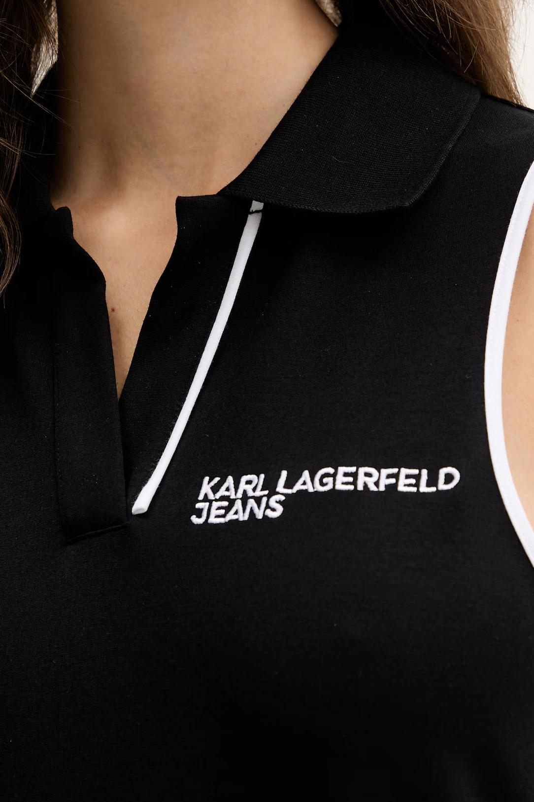KARL LAGERFELD JEANS - Polo Sleeveless Dress