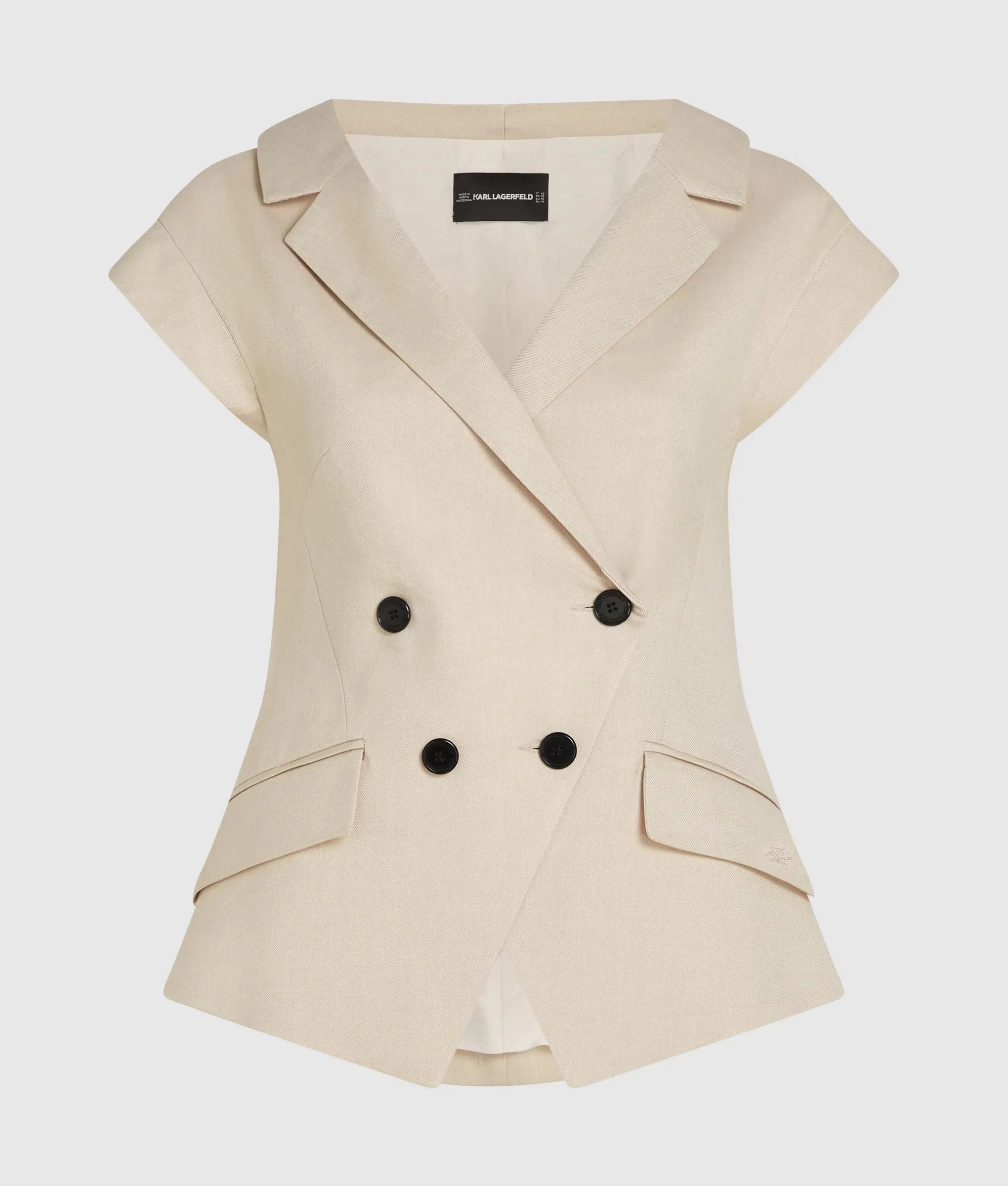 KARL LAGERFELD - Cap Sleeved Blazer