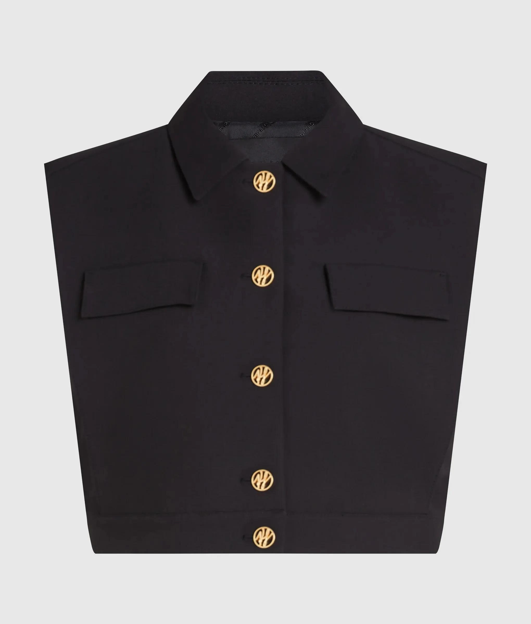 KARL LAGERFELD - Cropped Gilet