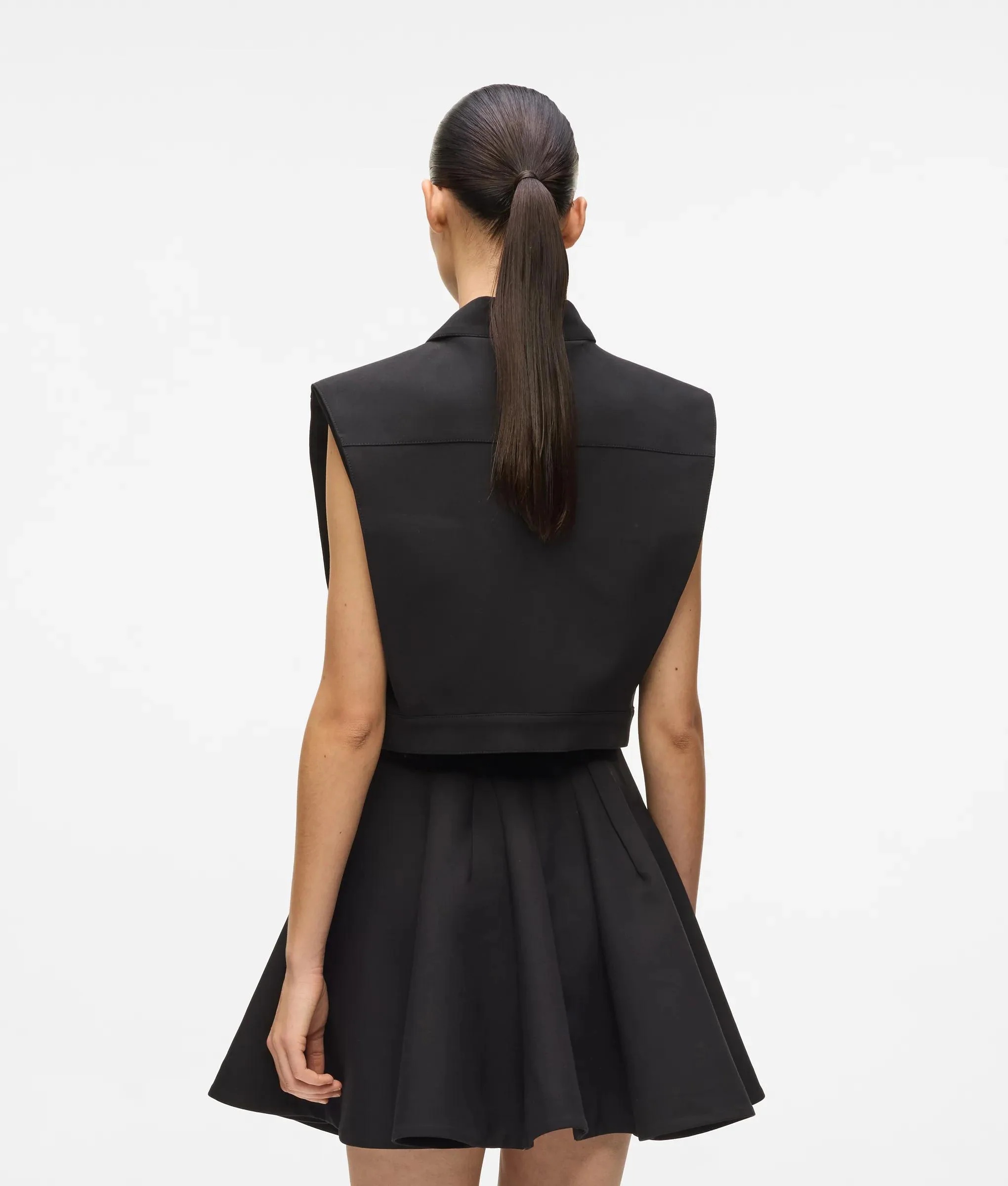 KARL LAGERFELD - Cropped Gilet