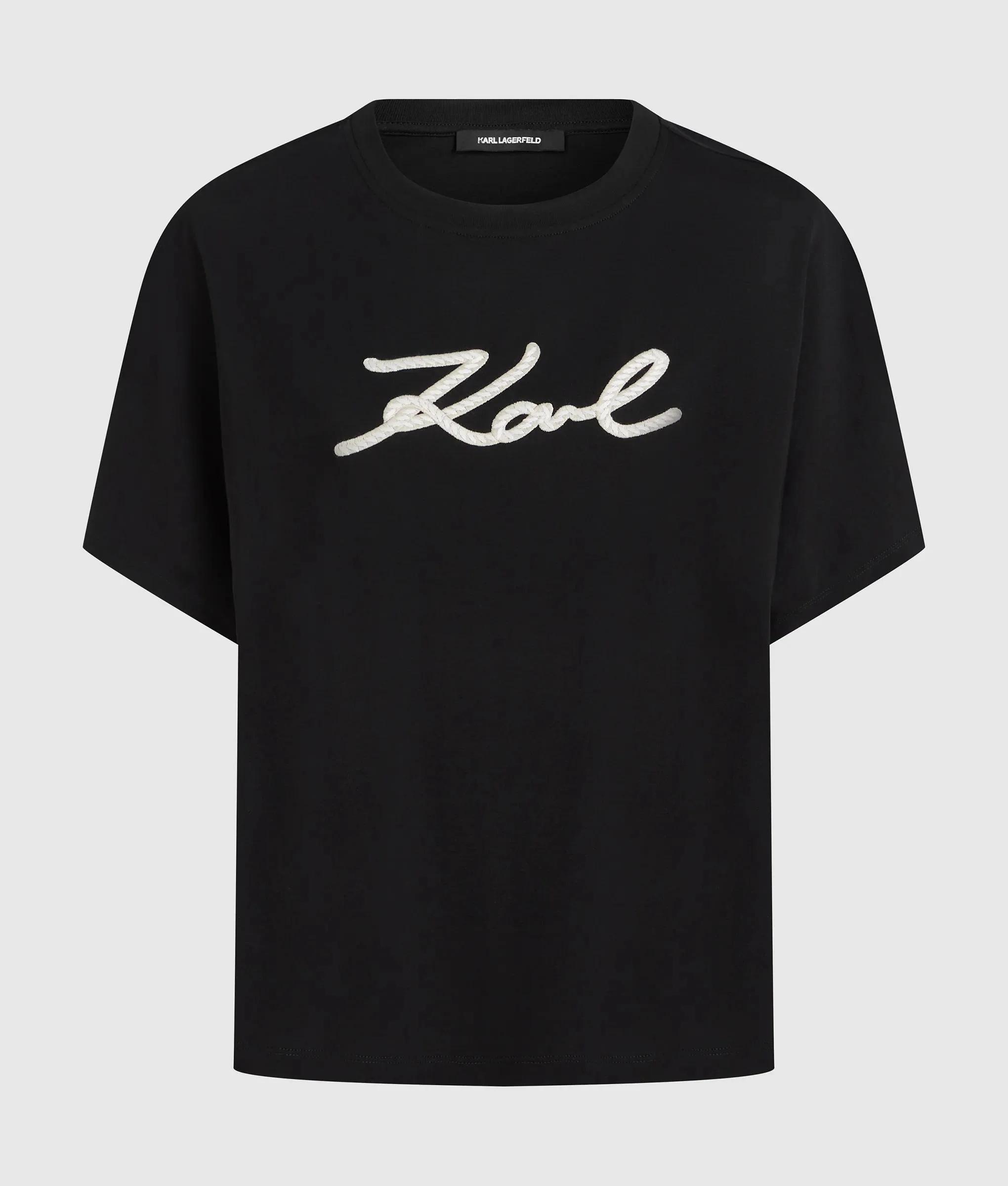 KARL LAGERFELD - Rope Logo T-shirt