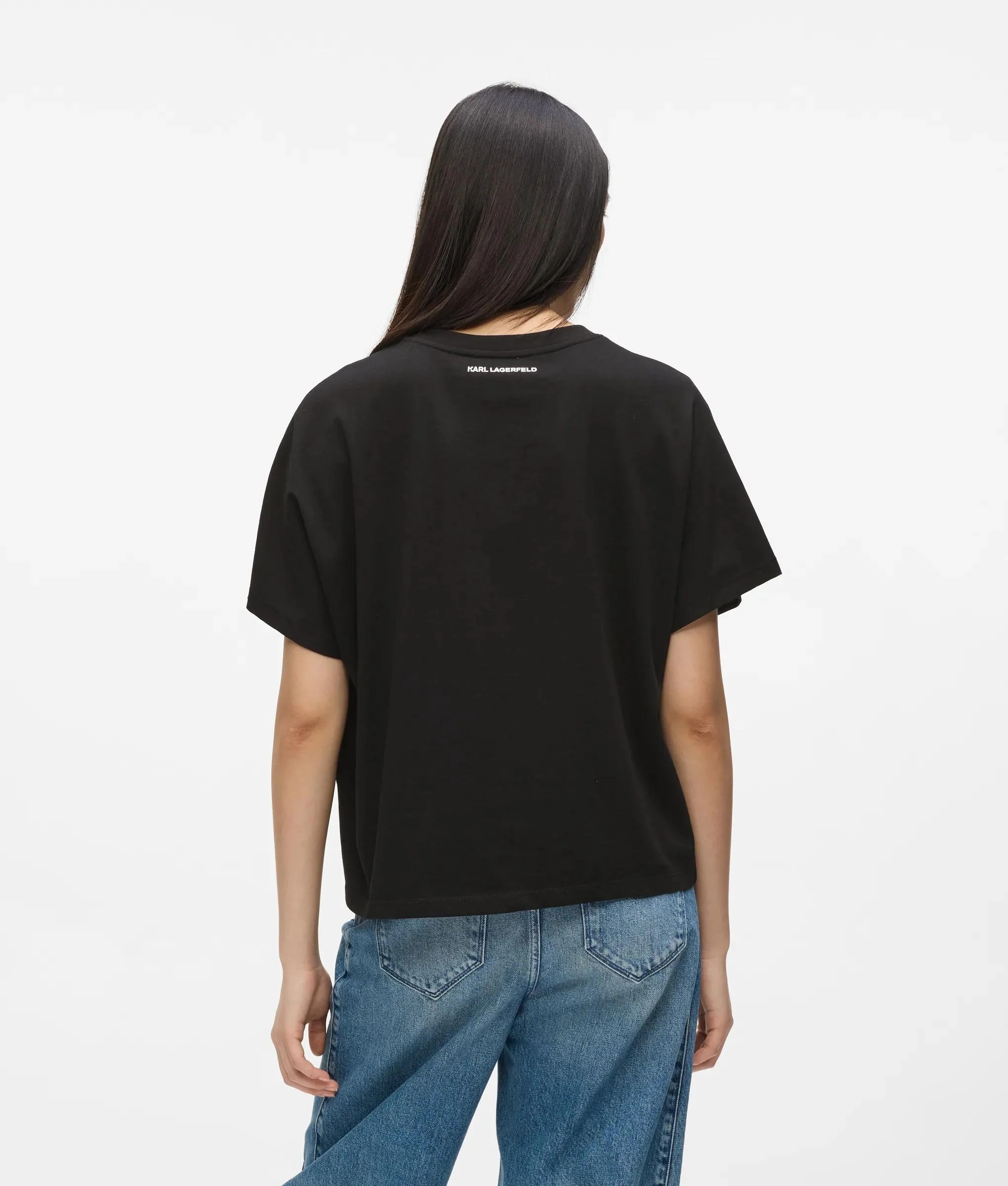 KARL LAGERFELD - Rope Logo T-shirt