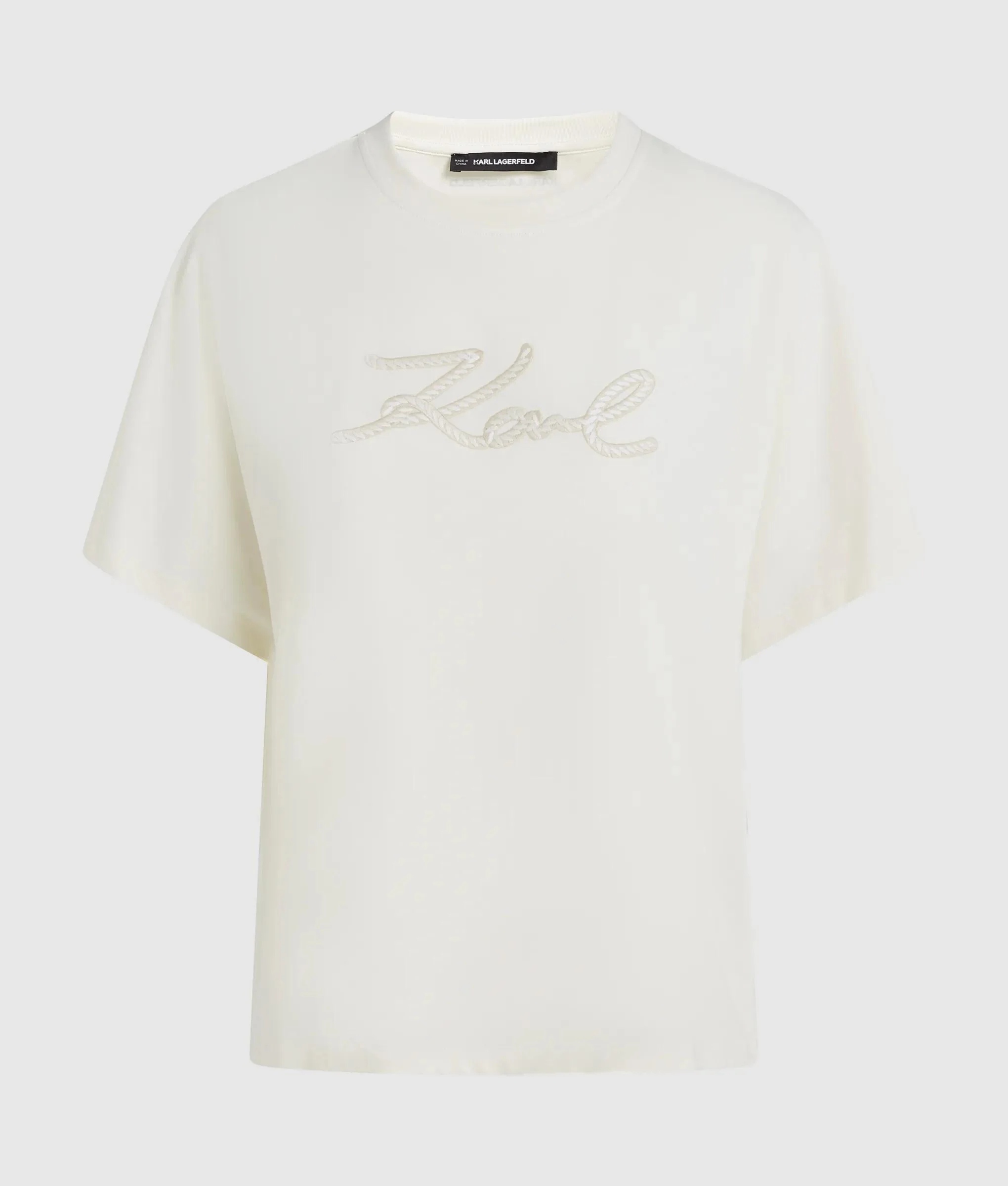 KARL LAGERFELD - Rope Logo T-shirt