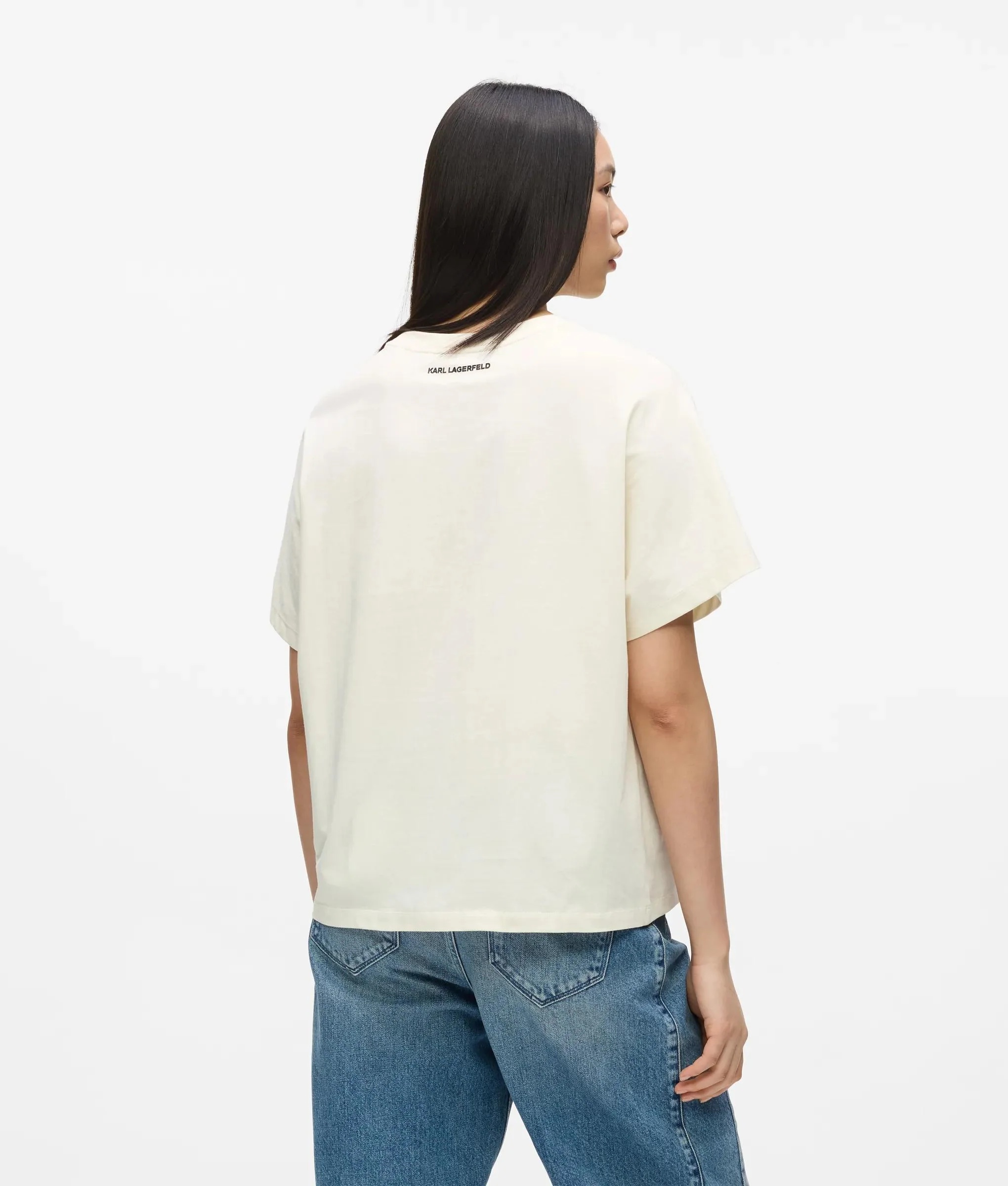KARL LAGERFELD - Rope Logo T-shirt