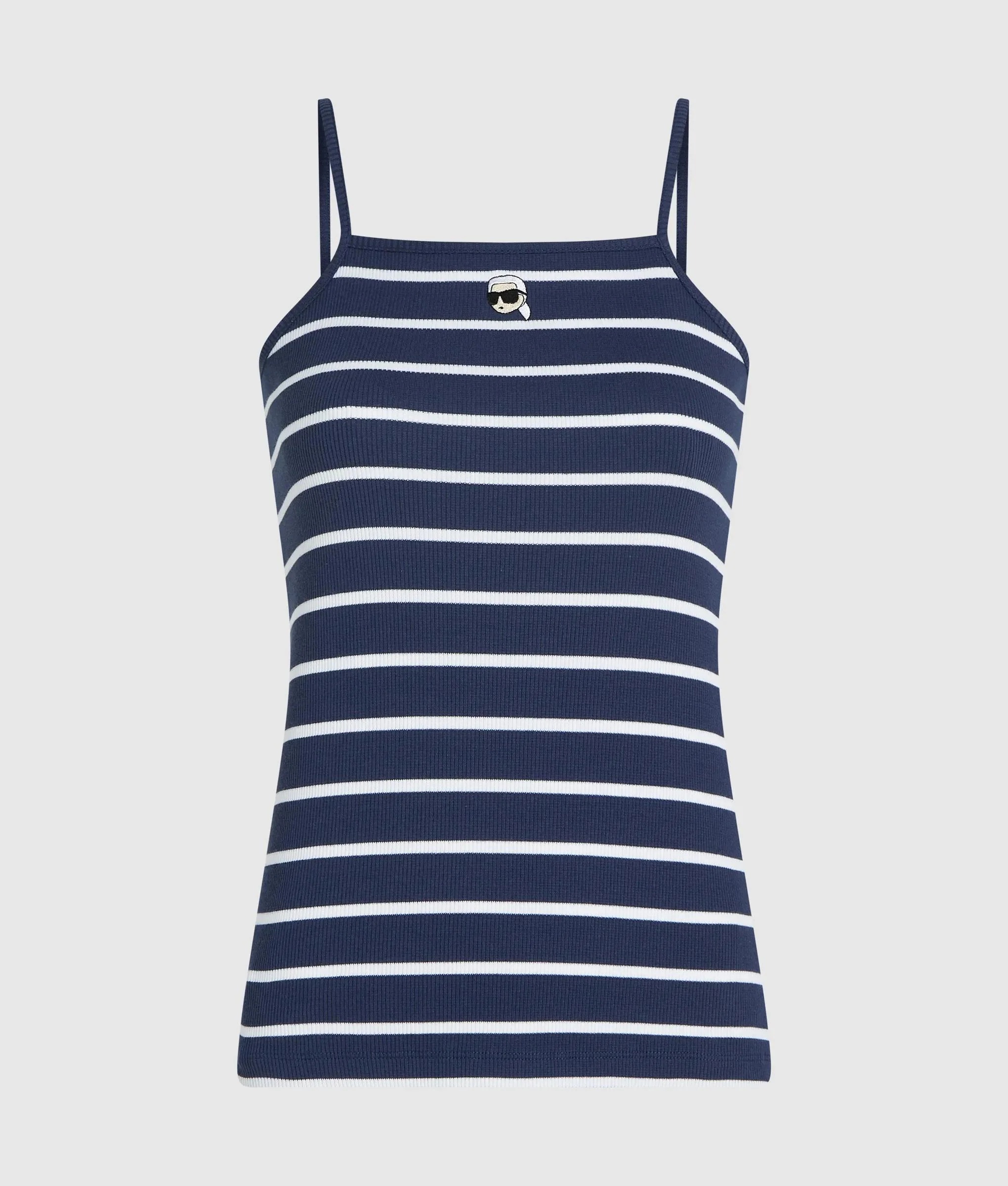 KARL LAGERFELD - Ikon Striped Tank Top
