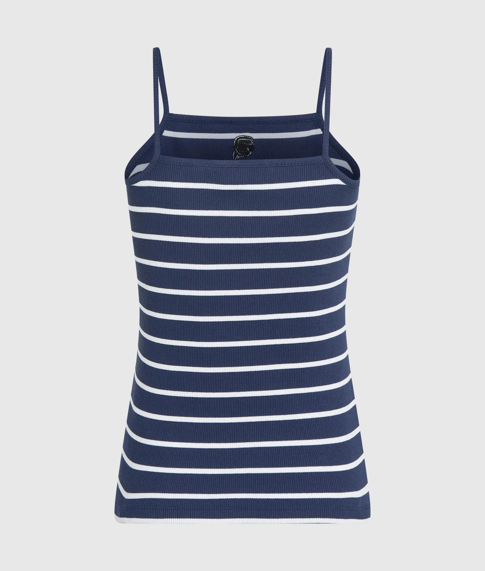 KARL LAGERFELD - Ikon Striped Tank Top