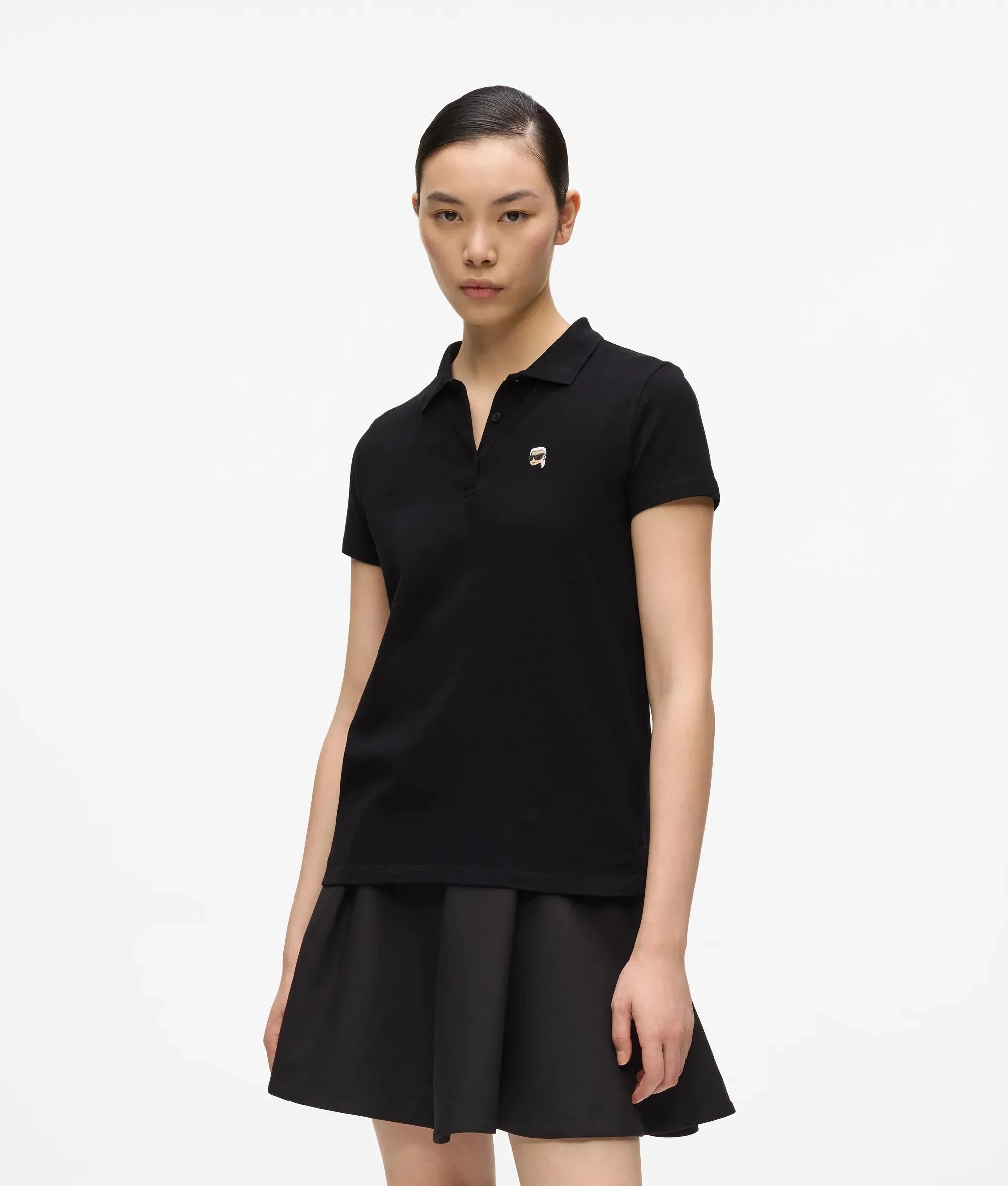 KARL LAGERFELD - Ikon Pique Polo