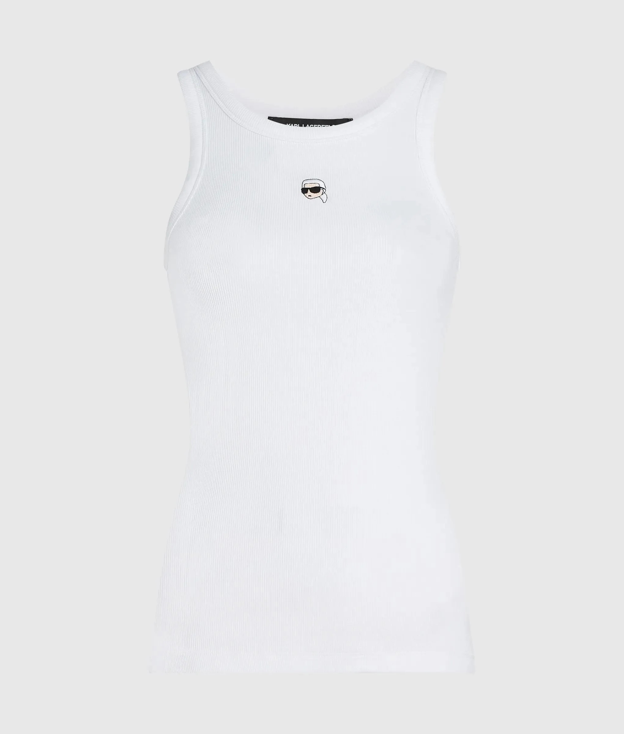 KARL LAGERFELD - Ikon Ribbed Tank Top