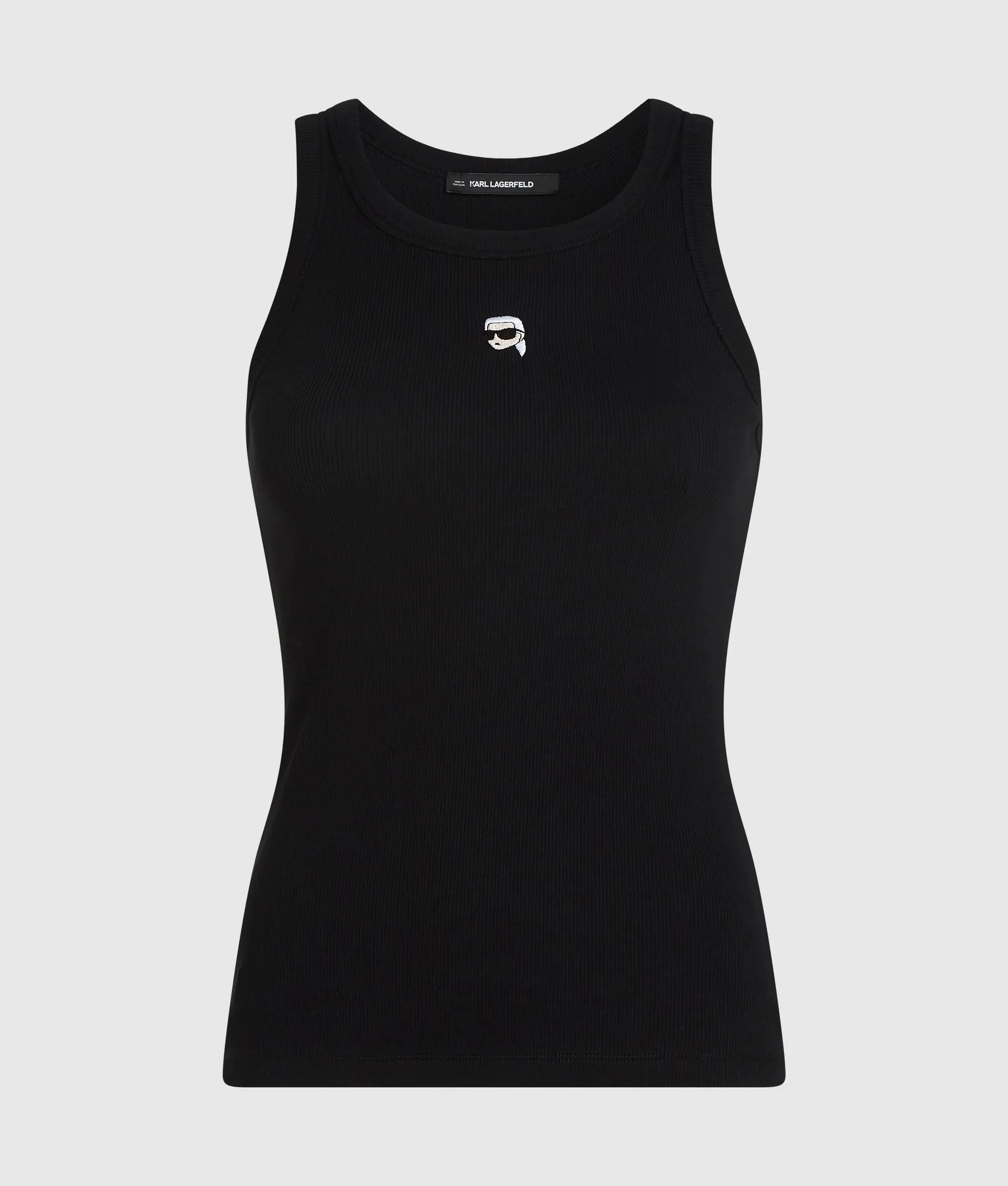 KARL LAGERFELD - Ikon Ribbed Tank Top