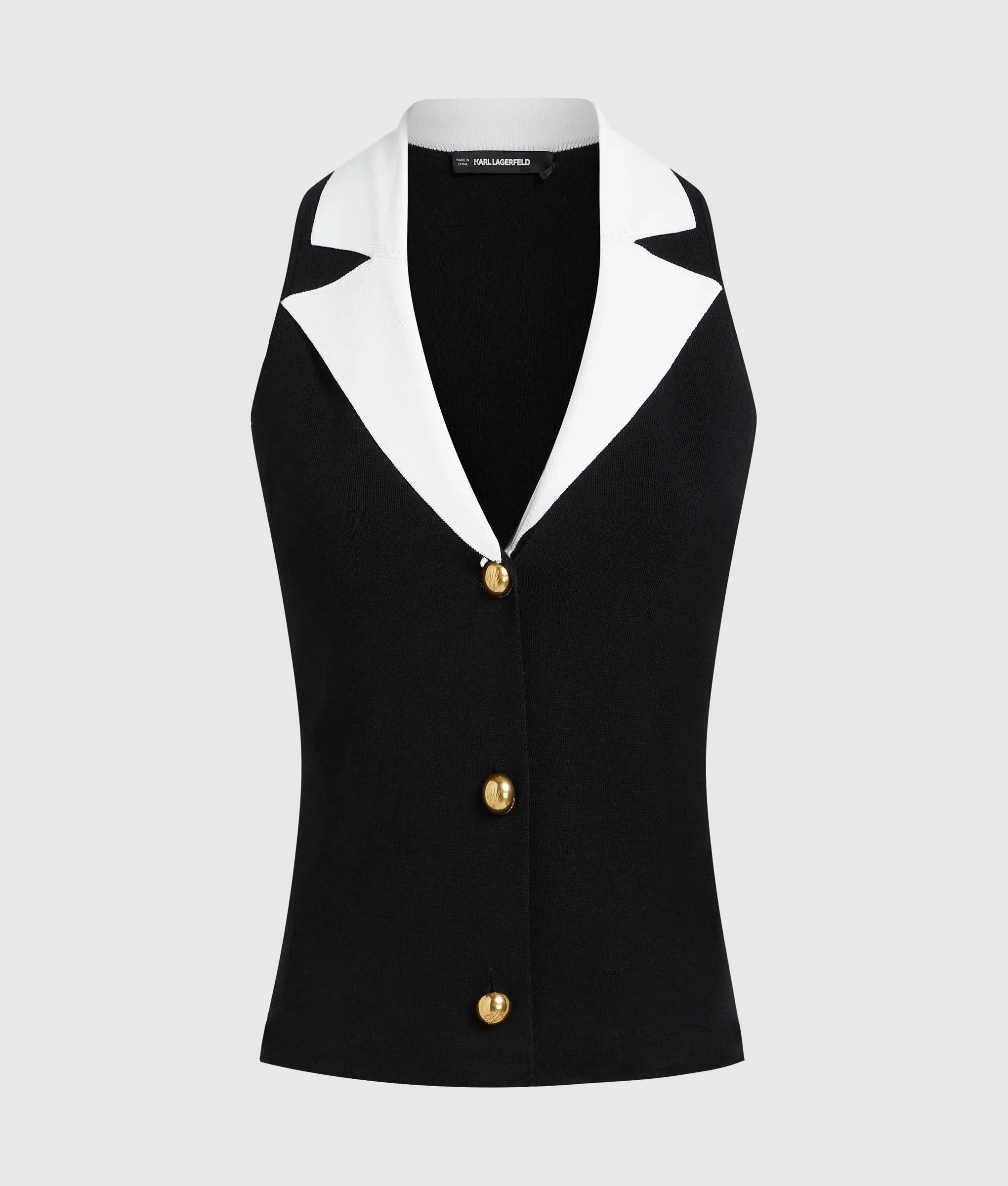 KARL LAGERFELD - Tailored Knit Top