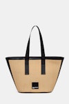 Box Logo Raffia Shopper