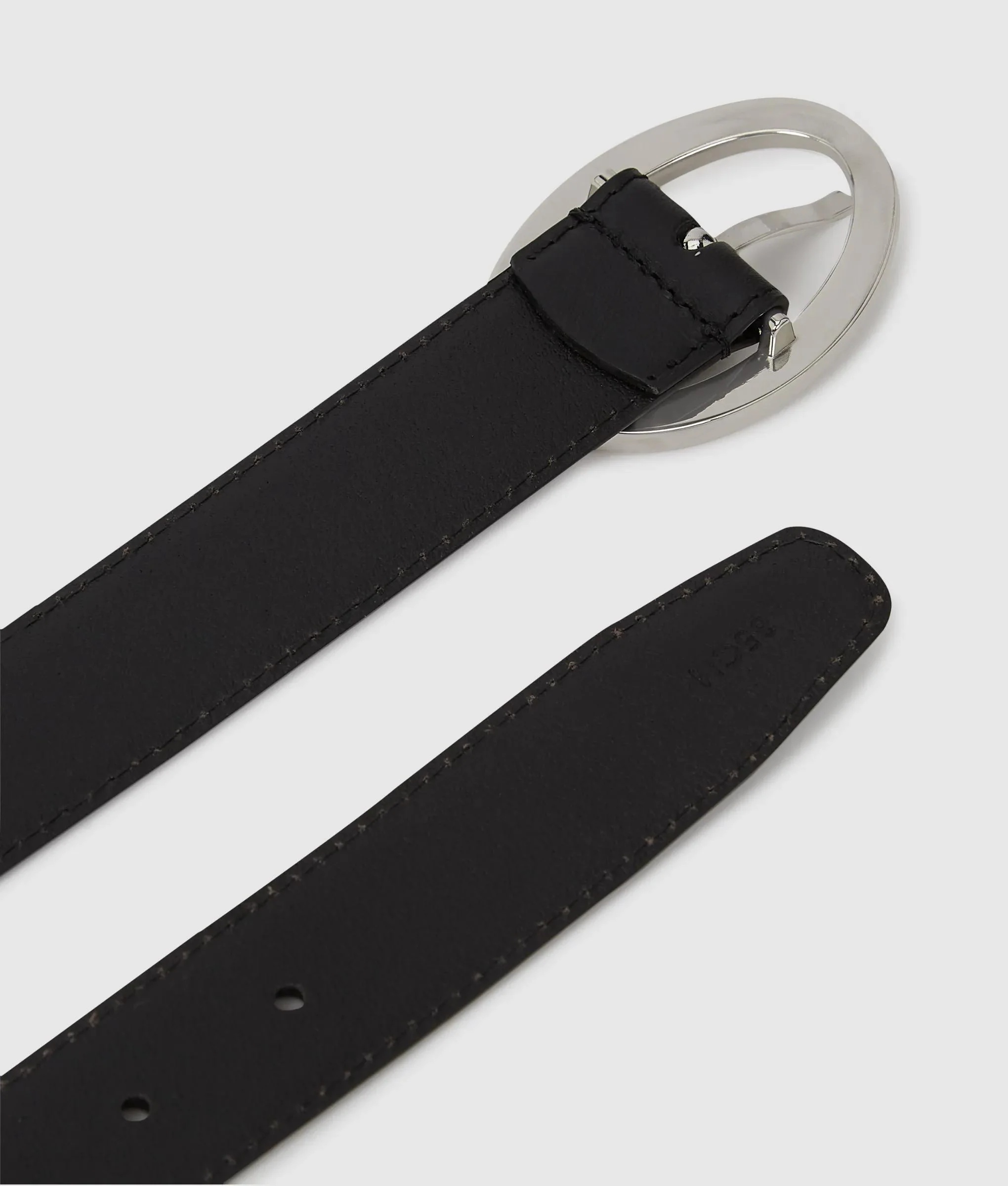 KARL LAGERFELD - Oval Buckle Belt