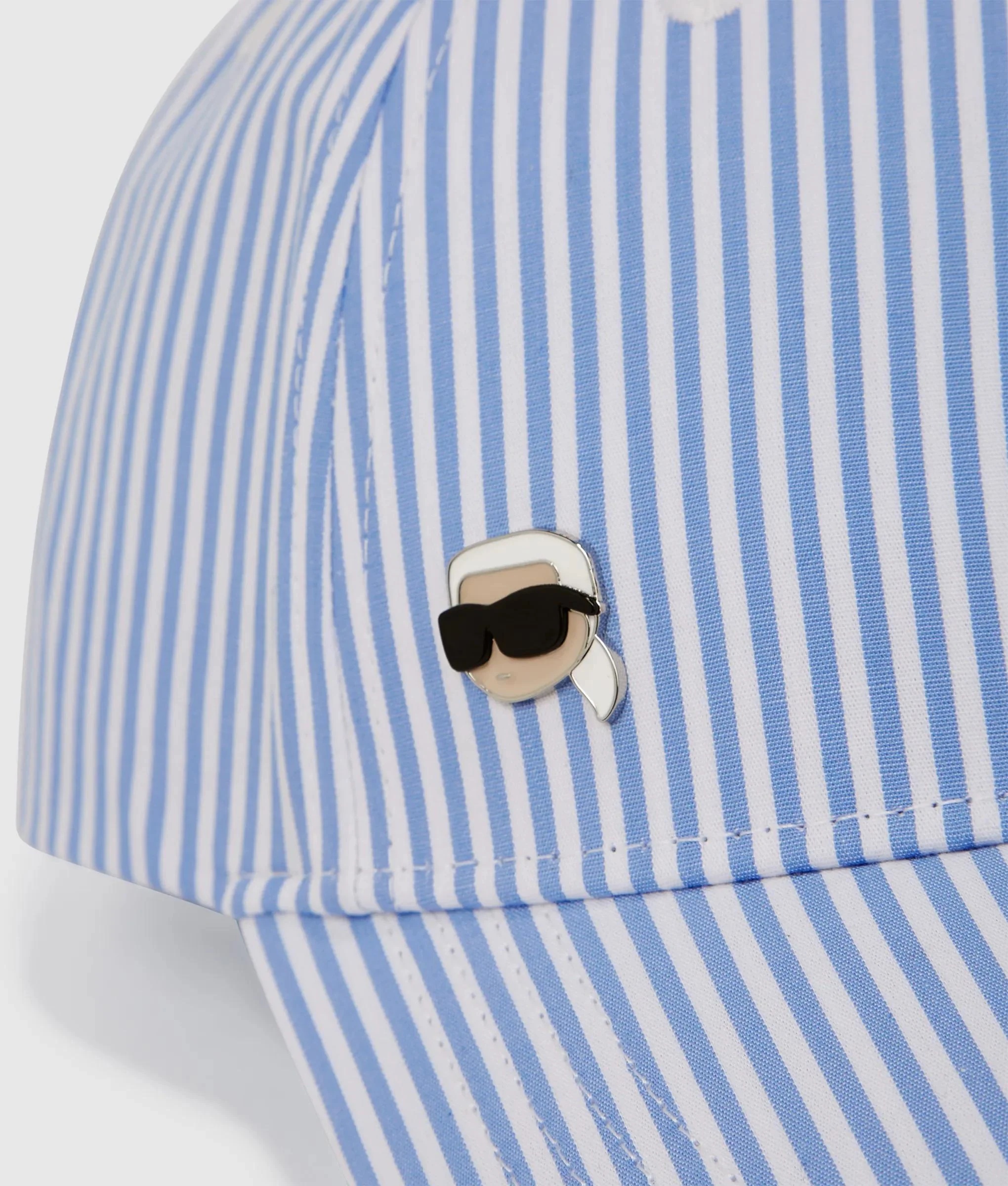 KARL LAGERFELD - Ikon Pin Stripes Cap