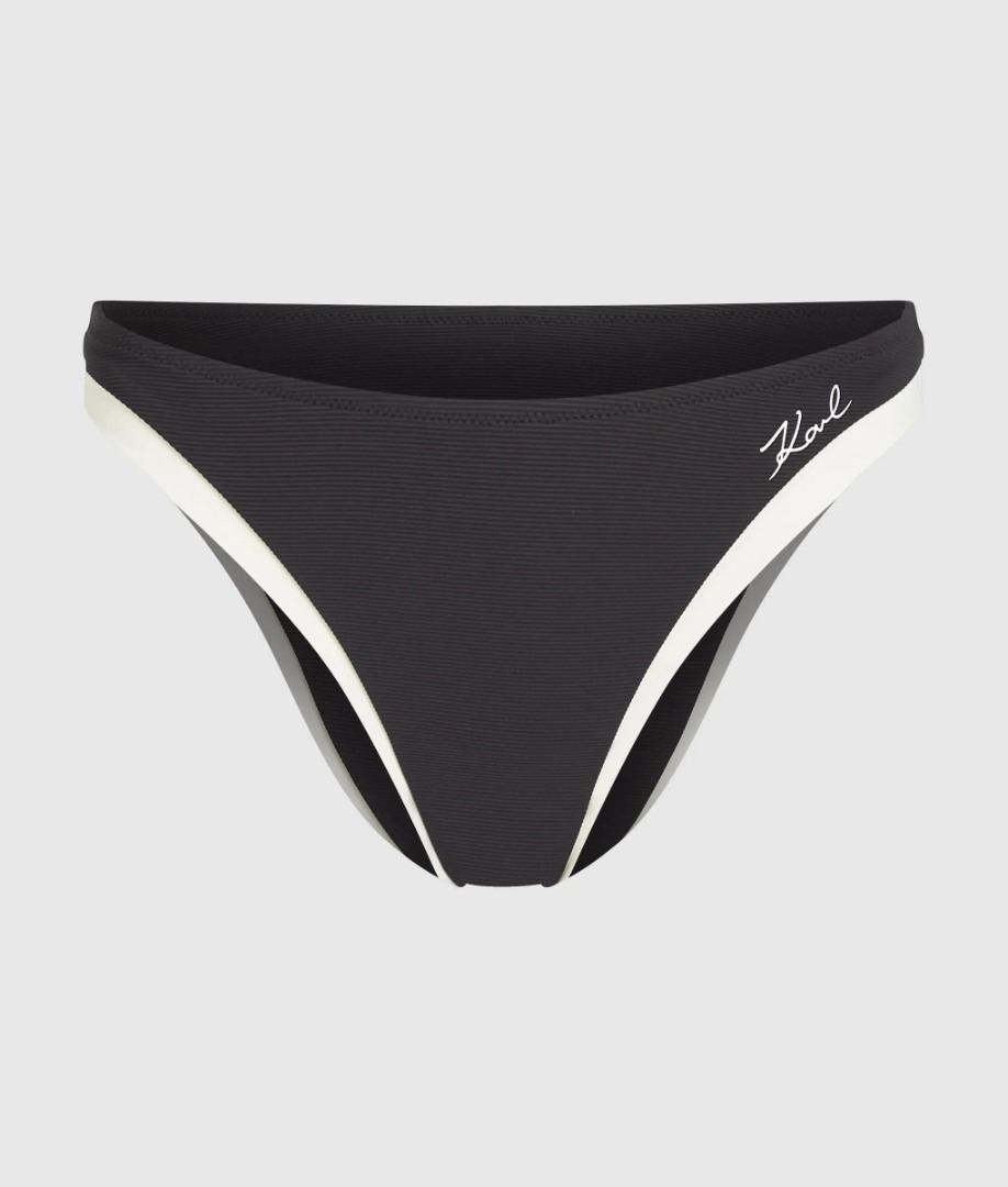 KARL LAGERFELD - Signature Cheeky Bikini Bottom