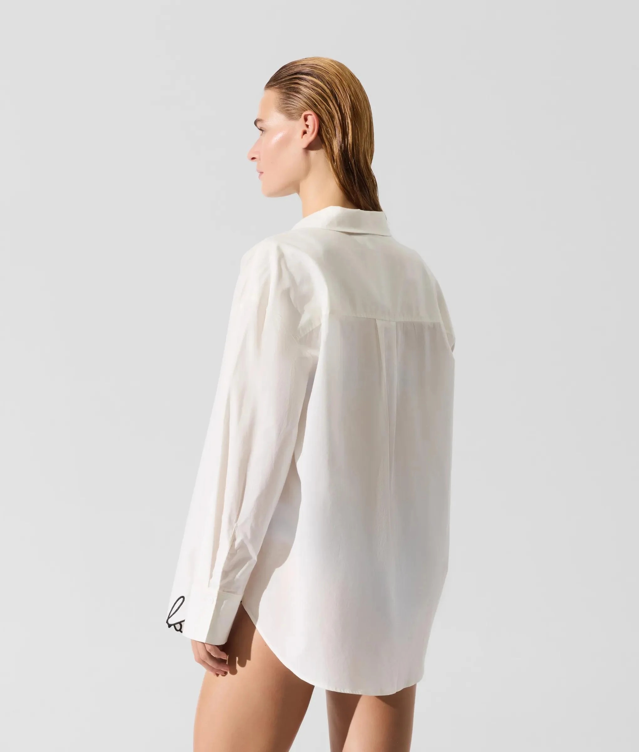 KARL LAGERFELD - Signature Oversized  Beach Shirt