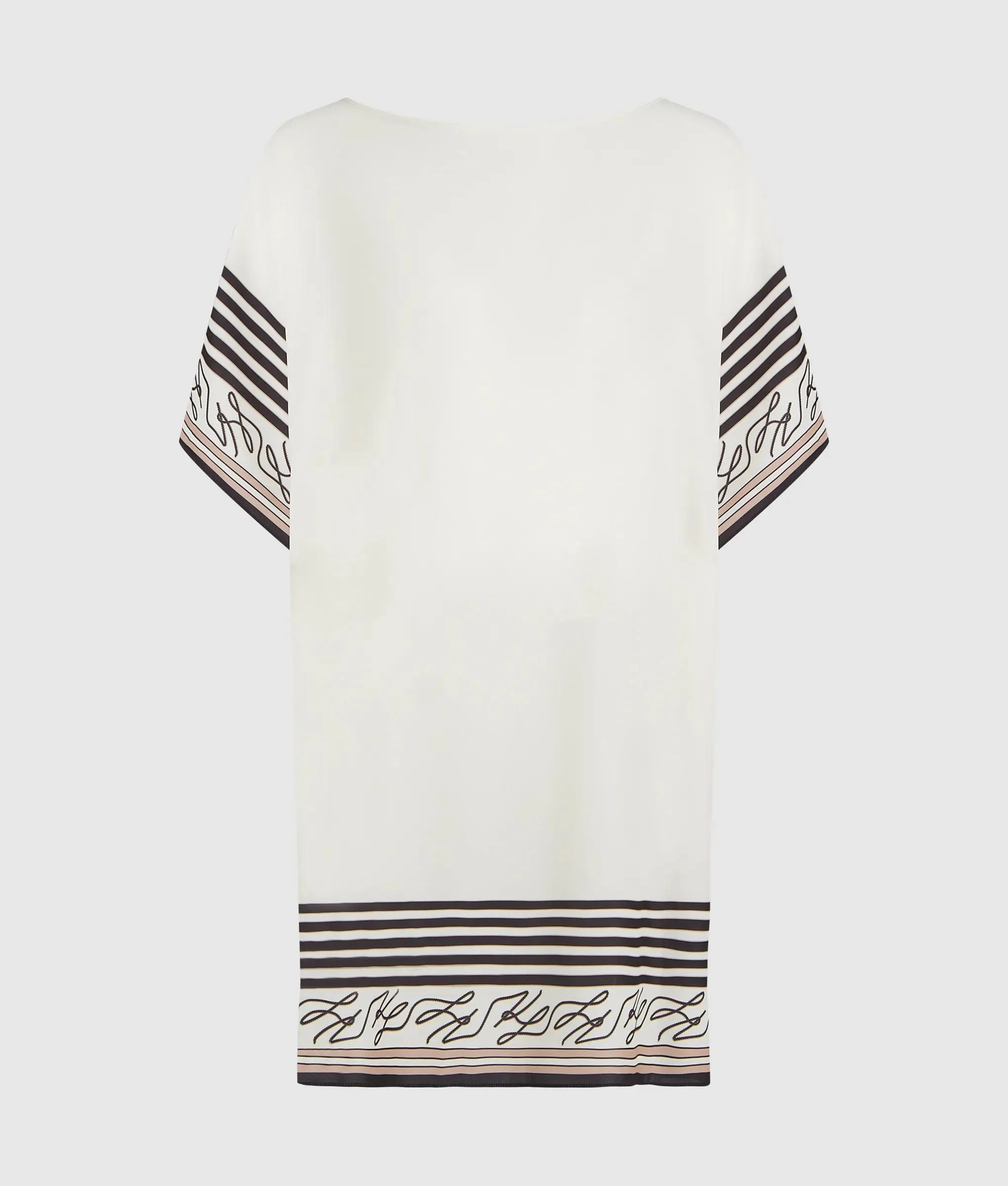 KARL LAGERFELD - Scarf Print Beach Tunic