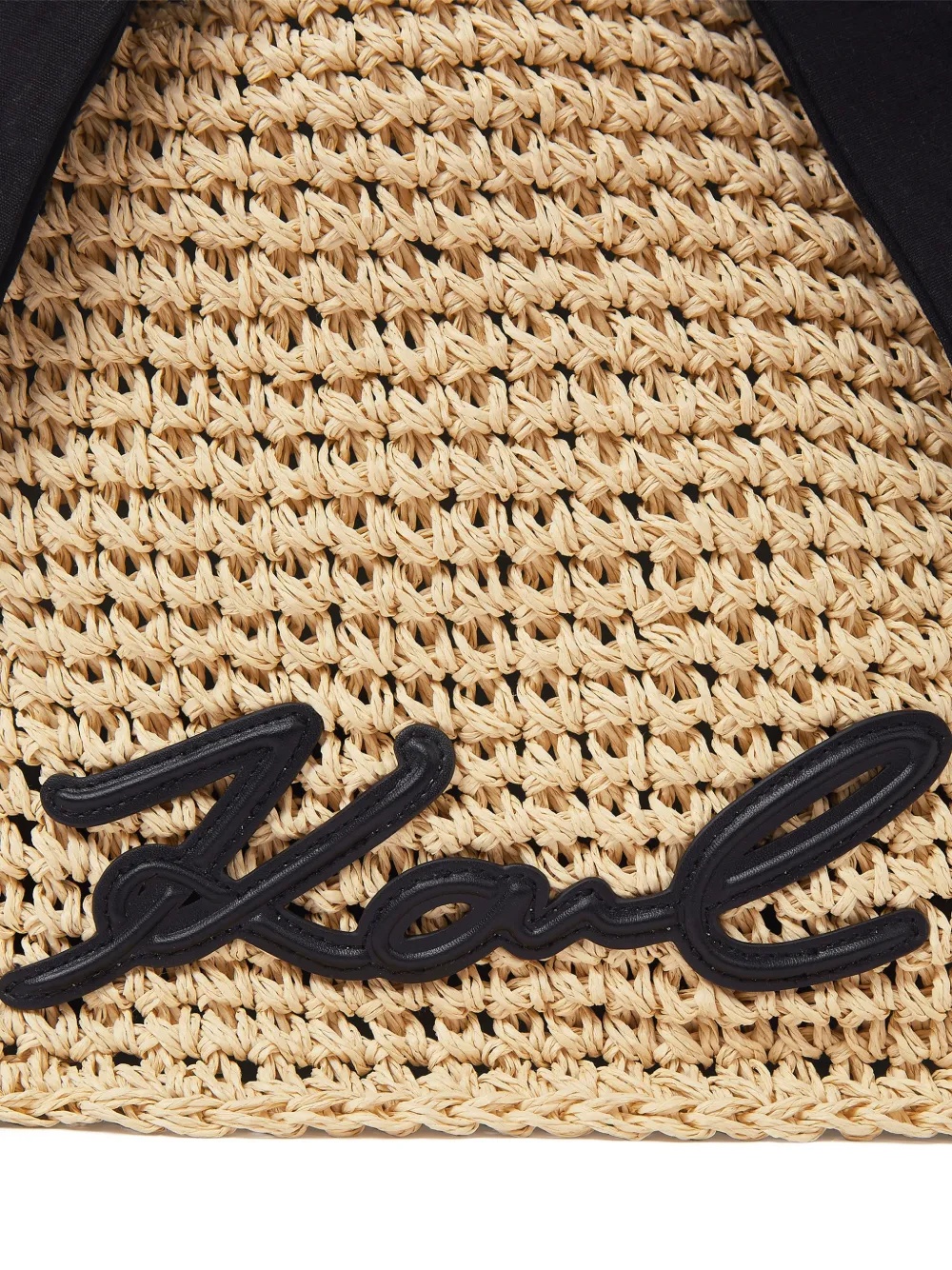 KARL LAGERFELD - Signature scarf beach bag