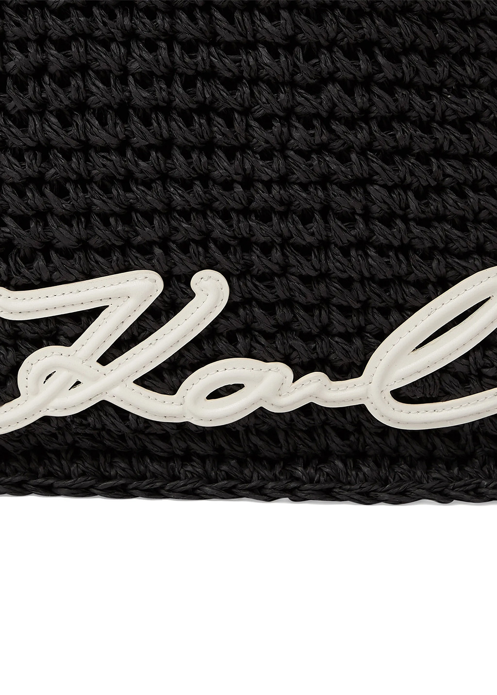 KARL LAGERFELD - Signature scarf beach bag