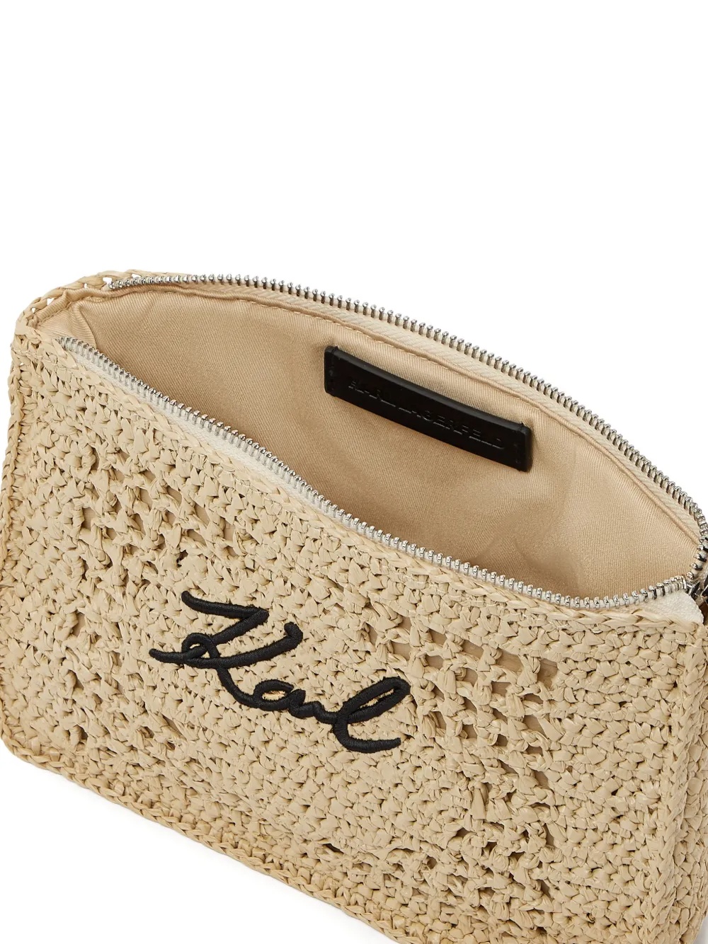 KARL LAGERFELD - Signature Crochet Pouch
