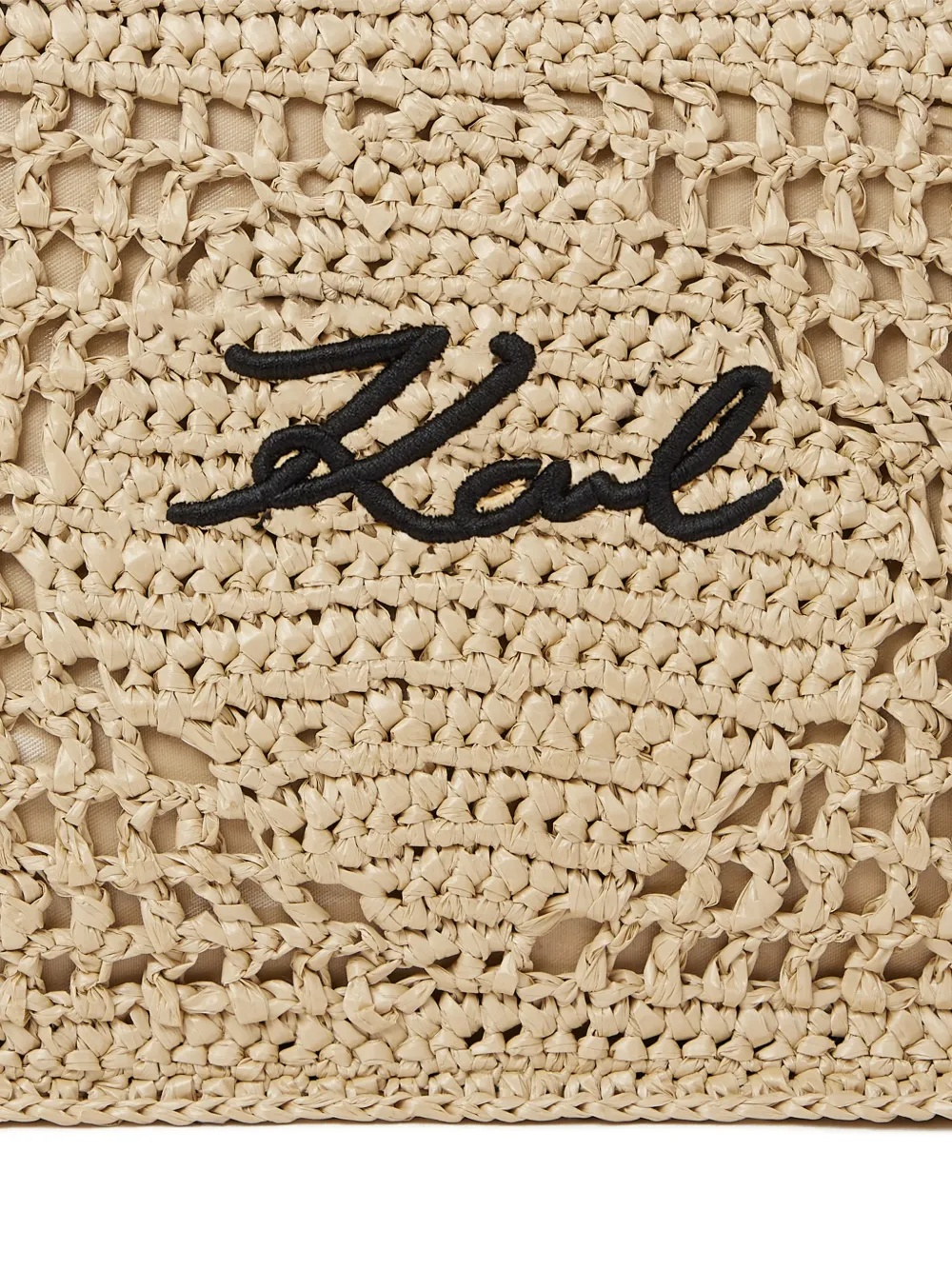 KARL LAGERFELD - Signature Crochet Pouch