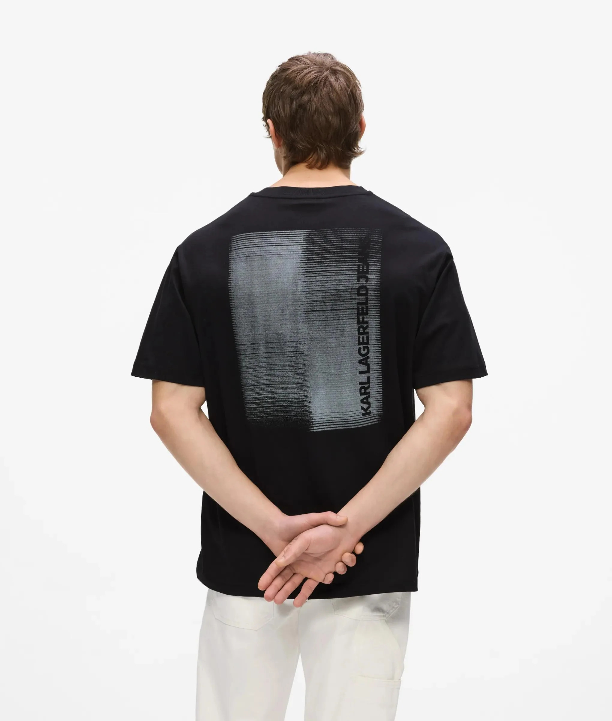 KARL LAGERFELD JEANS - Relaxed Gradient Logo Tee