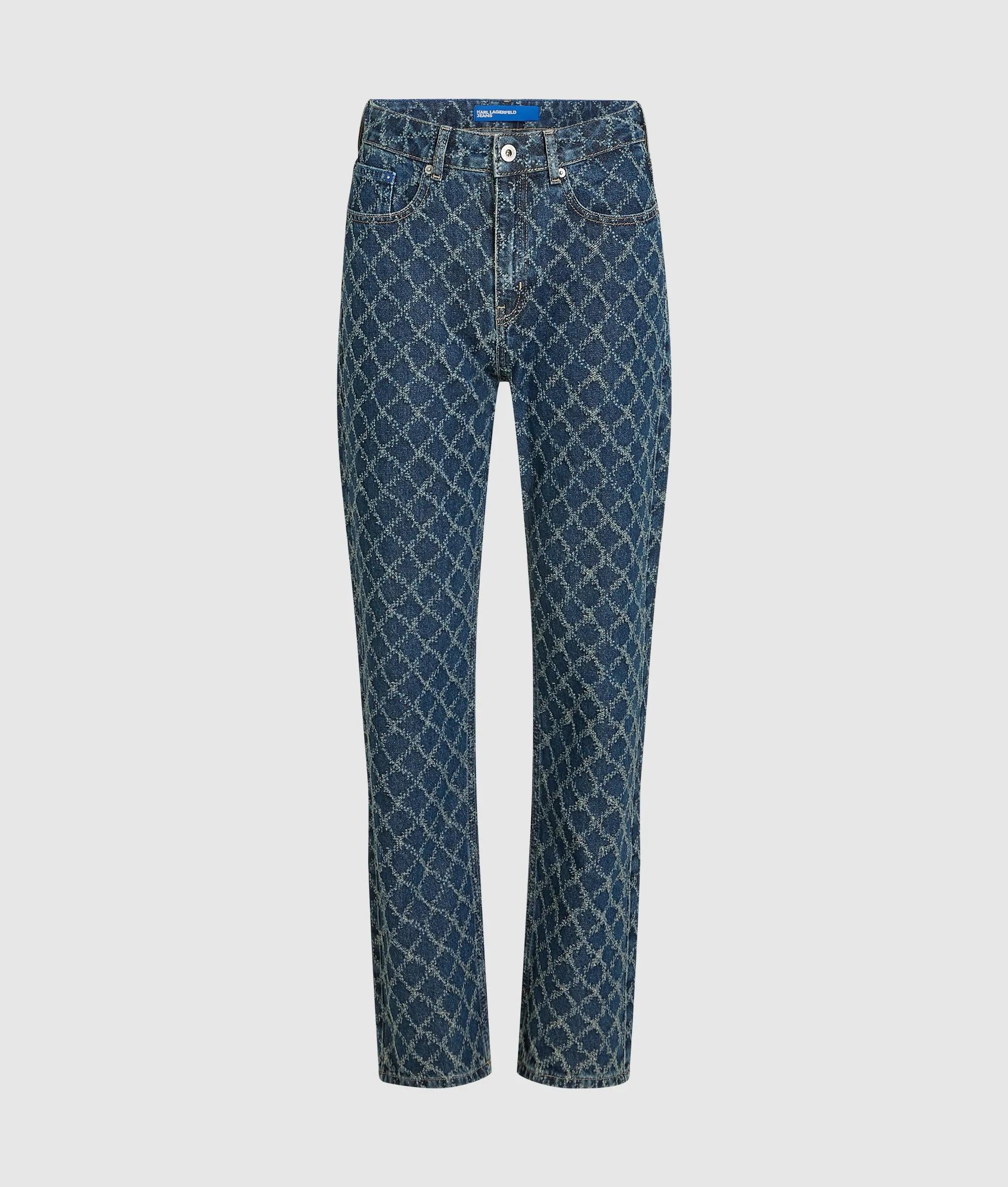 KARL LAGERFELD JEANS - Straight Argyle Denim