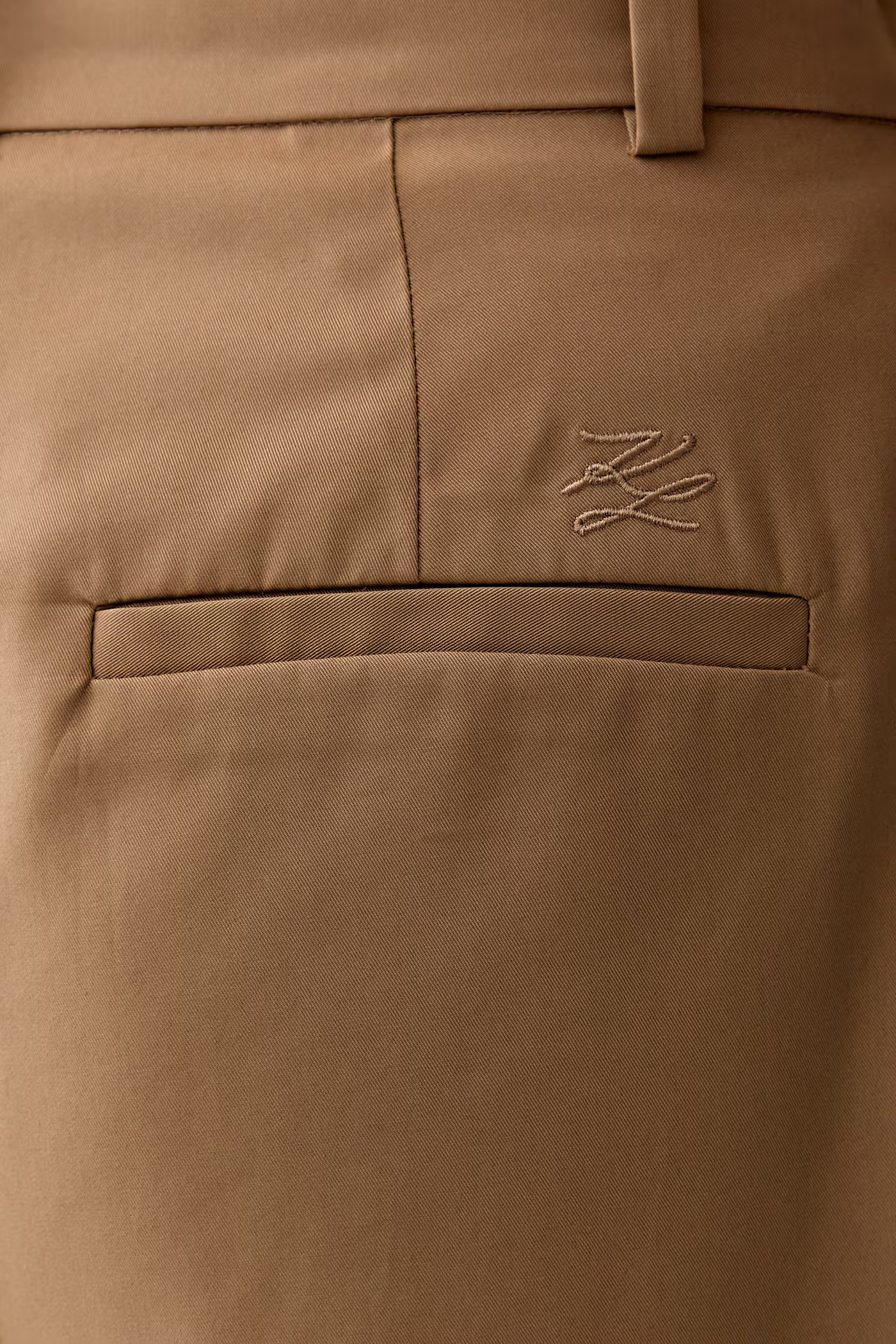 KARL LAGERFELD - Belt Detail Day Pants