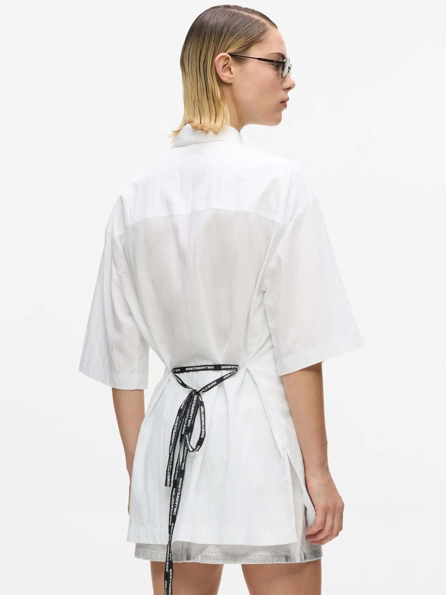 KARL LAGERFELD JEANS - Mixed Poplin Blouse