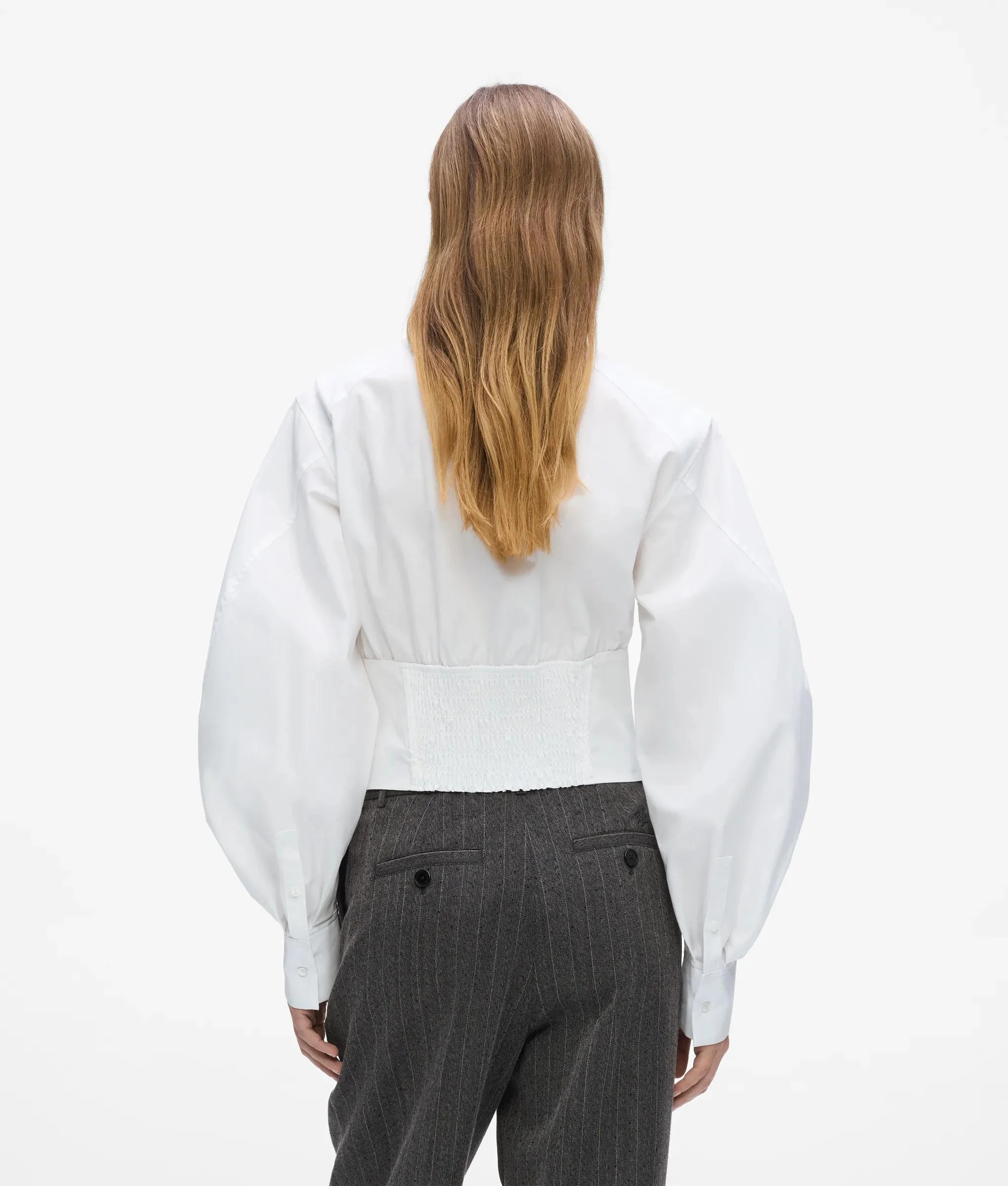 KARL LAGERFELD - Corset Poplin Shirt