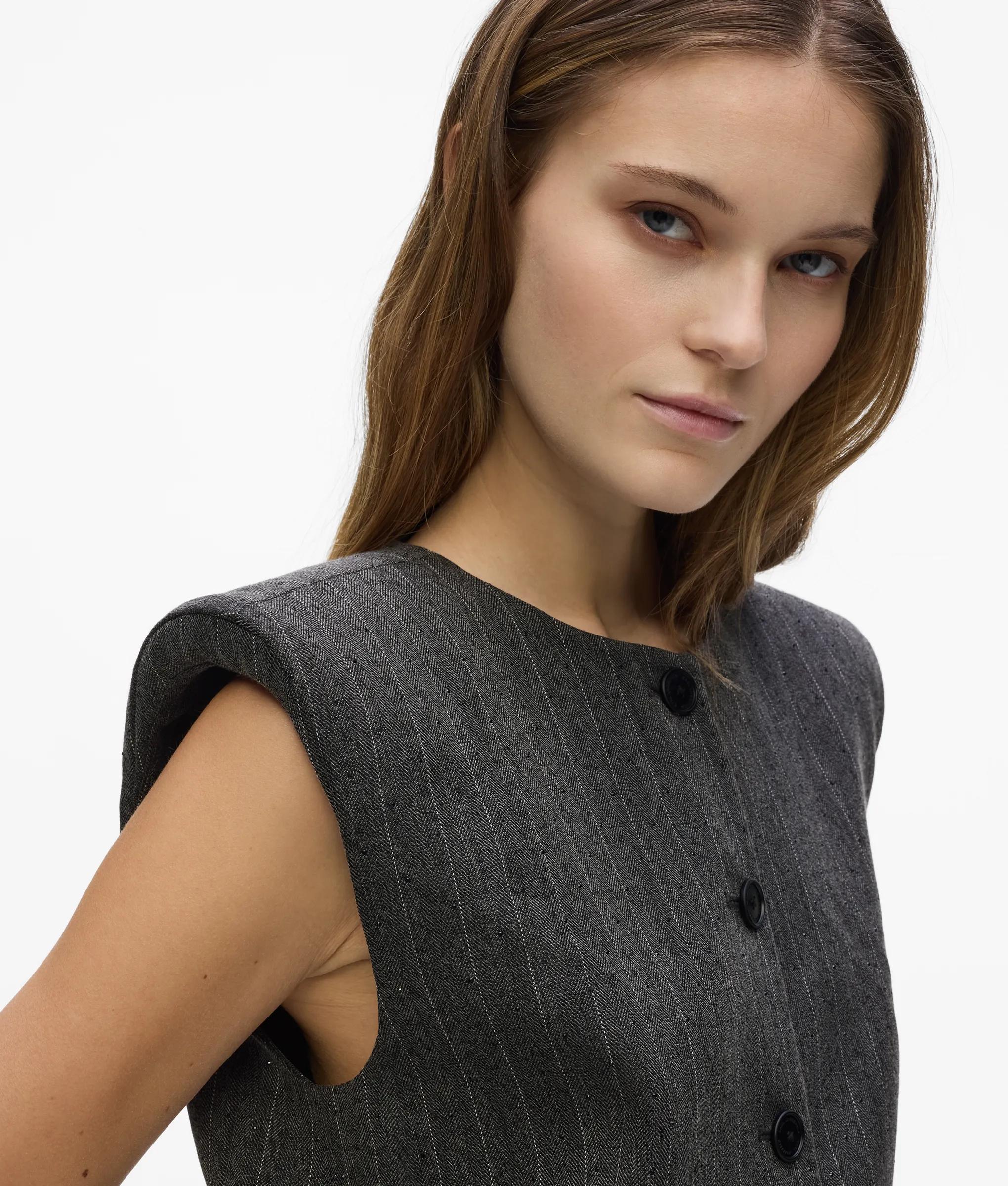 KARL LAGERFELD - Pinstripe Tailored Vest