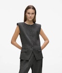 Pinstripe Tailored Vest