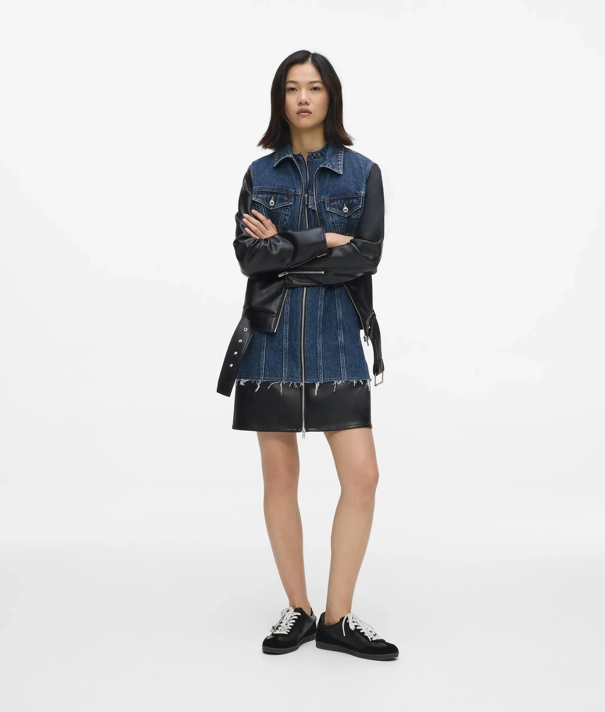 KARL LAGERFELD JEANS - Mixed Material Dress