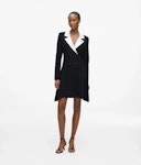 Contrast Knit Dress