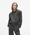 Pinstripe Tailored Bomber