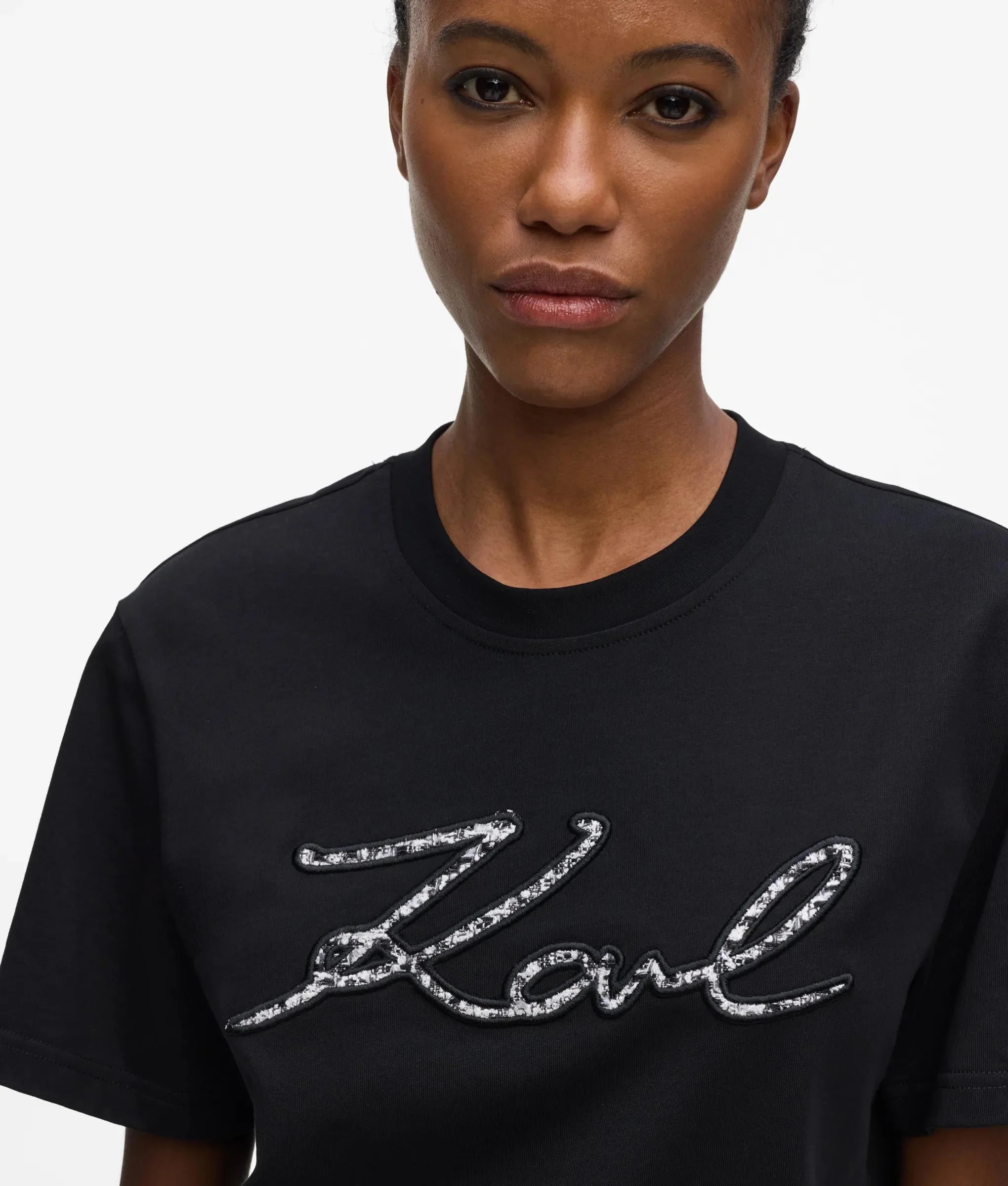 KARL LAGERFELD - Karl Boucle T-shirt