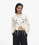 Knitted Argyle Top