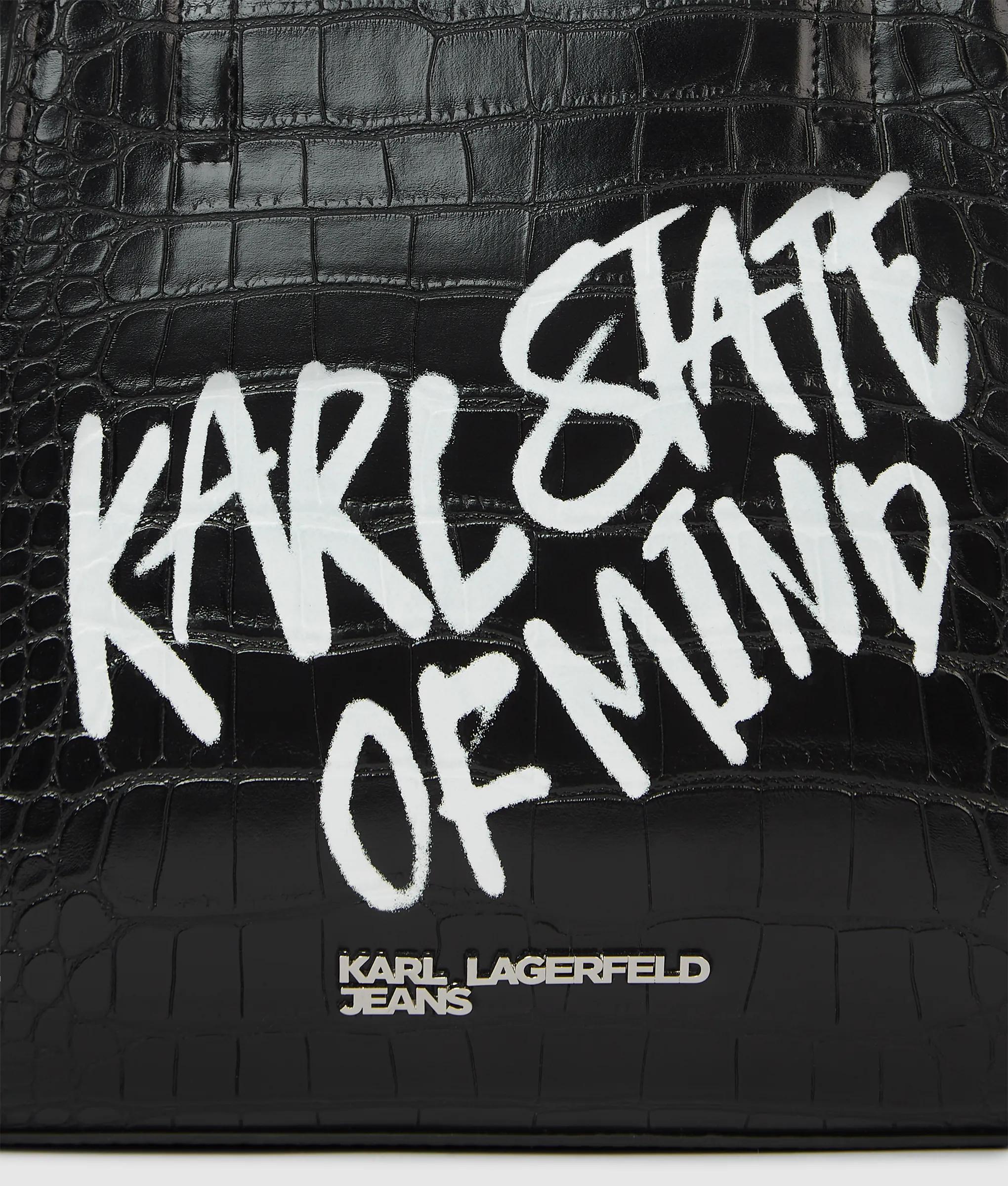 KARL LAGERFELD JEANS - Karl Quote Mini Tote Bag