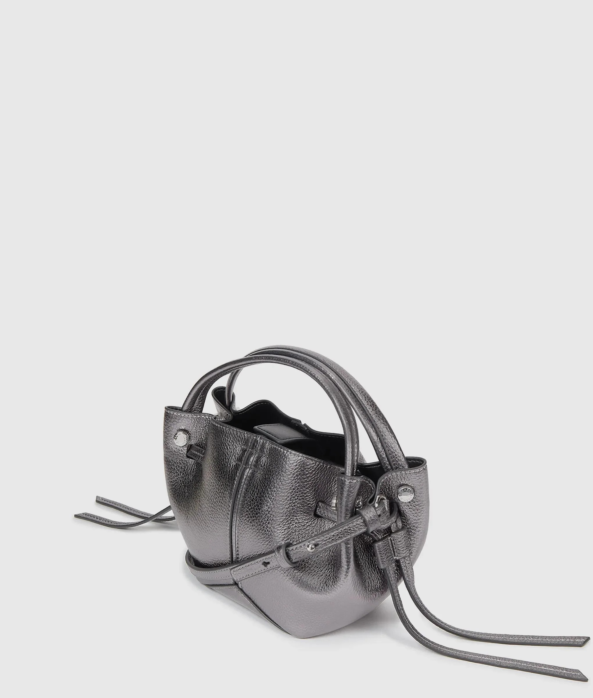 KARL LAGERFELD - K/pierced Mini Bucket Metallic