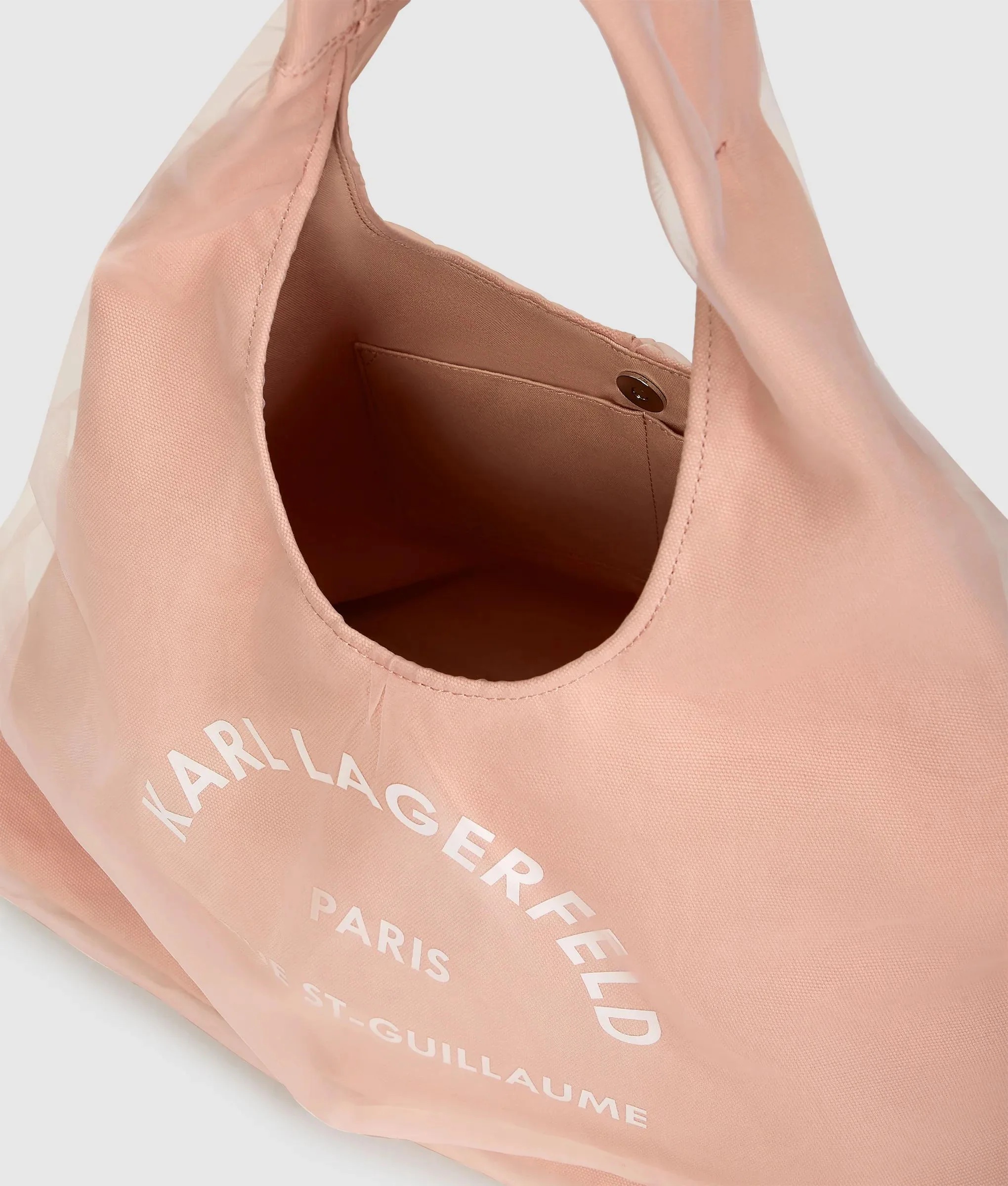 KARL LAGERFELD - Sling Mesh Hobo Bag