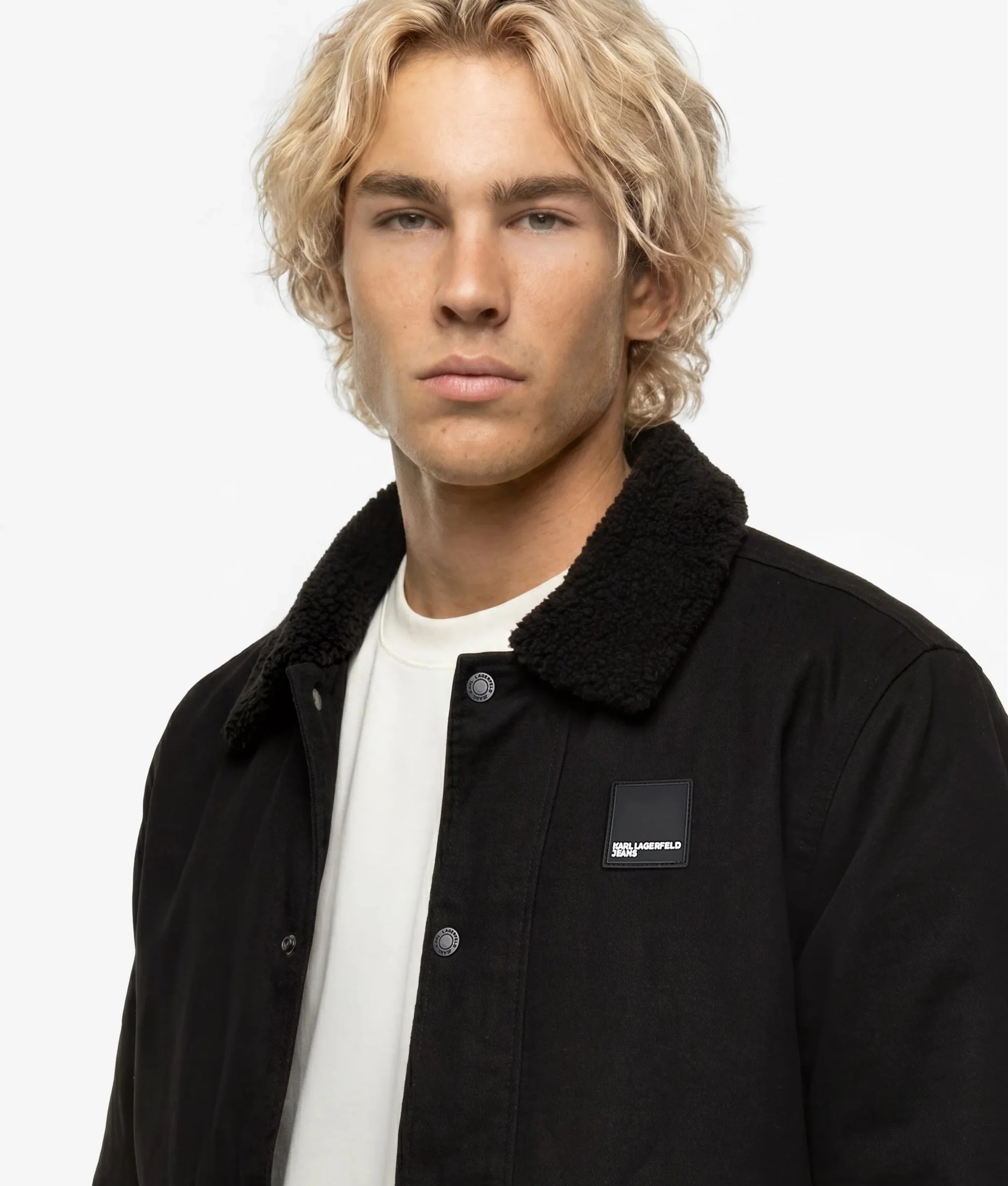 KARL LAGERFELD JEANS - Coated Cotton Jacket
