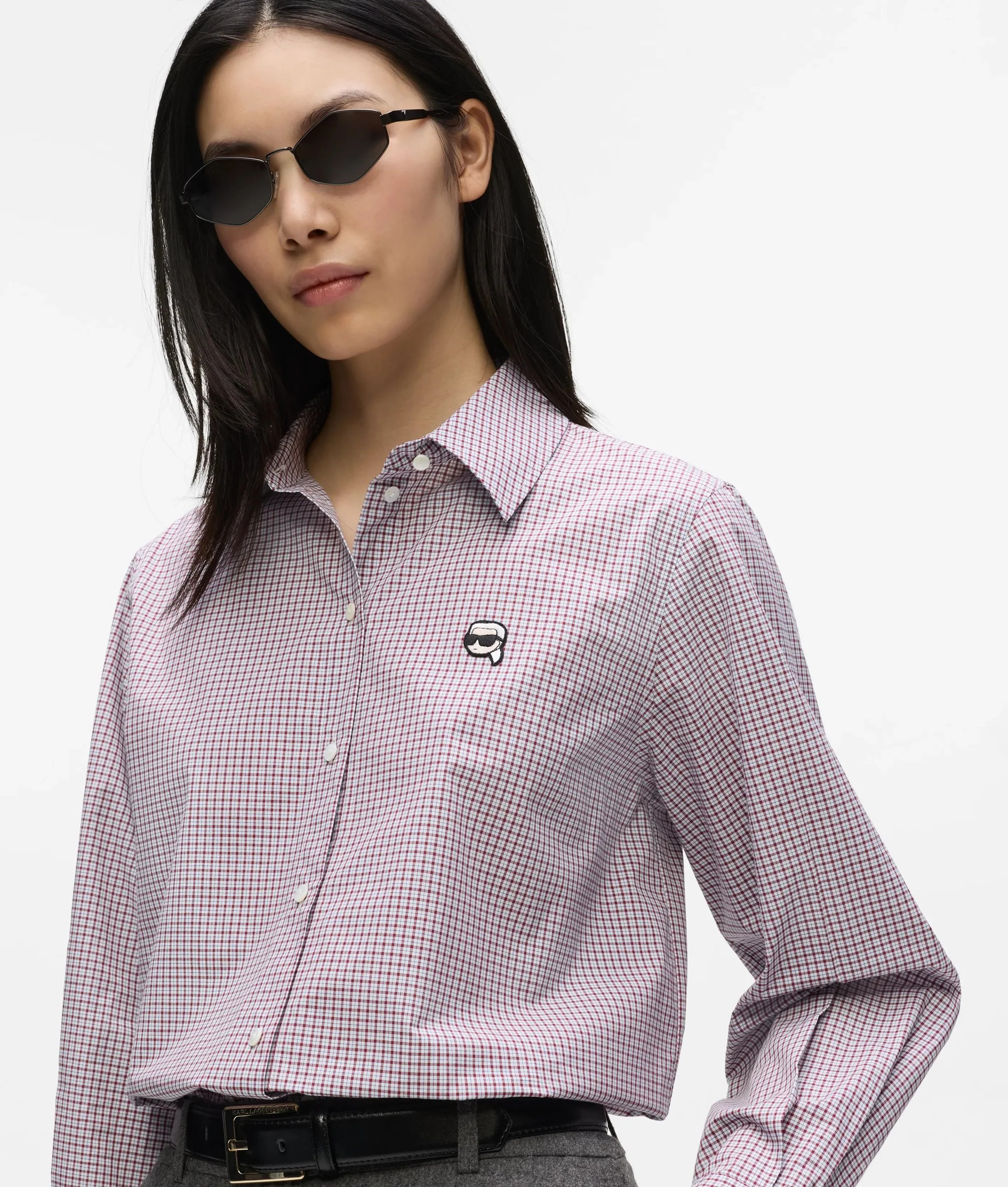 KARL LAGERFELD - Ikon Check Shirt