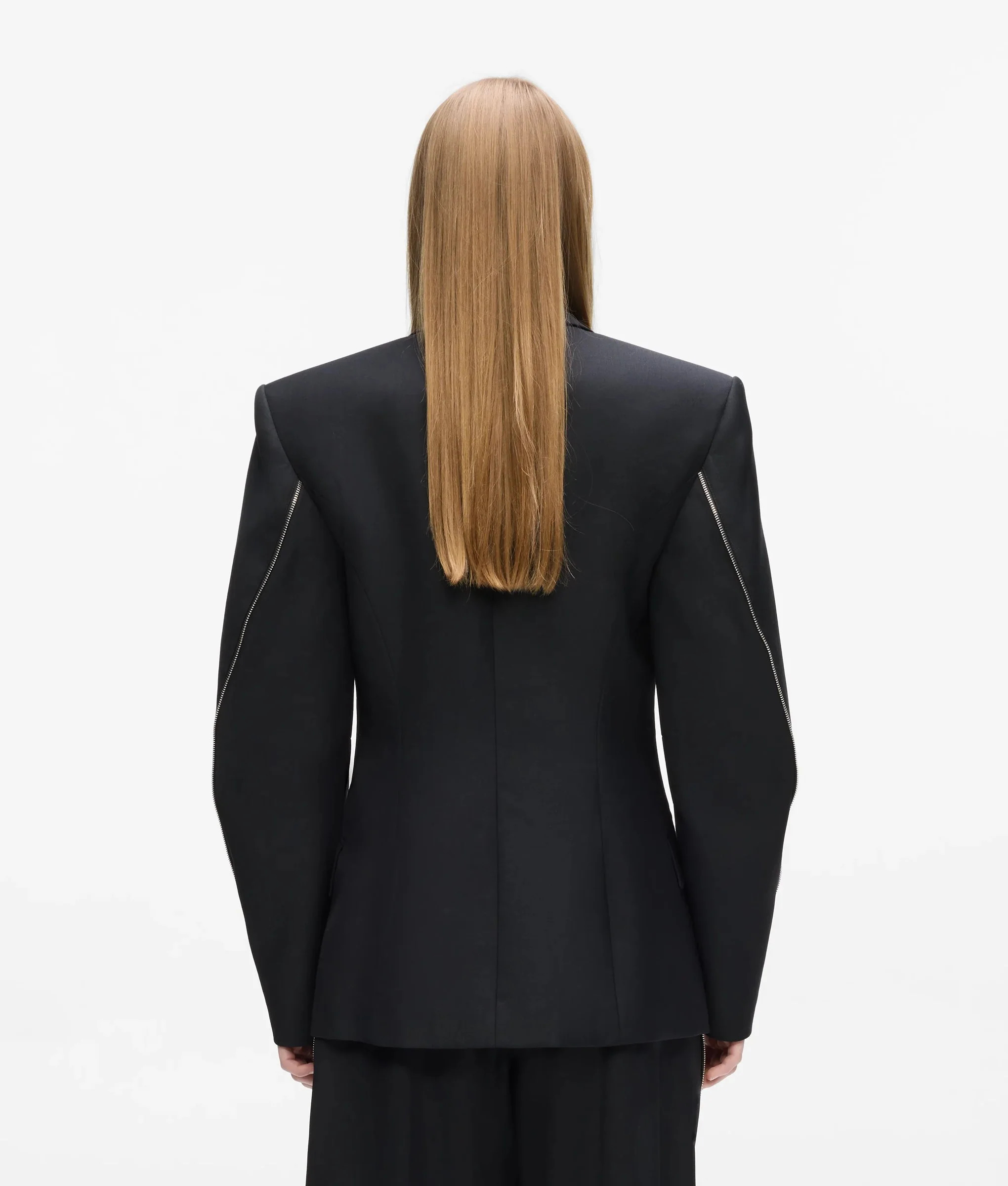KARL LAGERFELD - Zip Detail Tailored Blazer