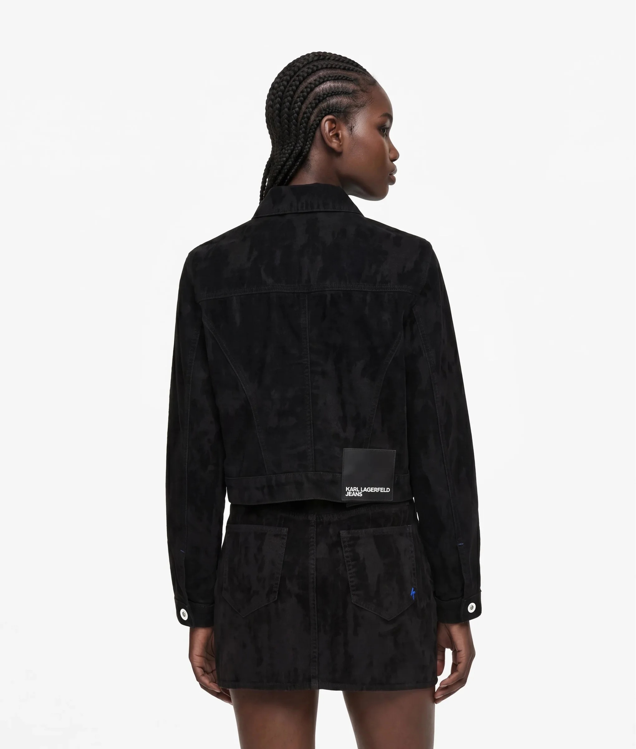KARL LAGERFELD JEANS - Velvet Denim Jacket