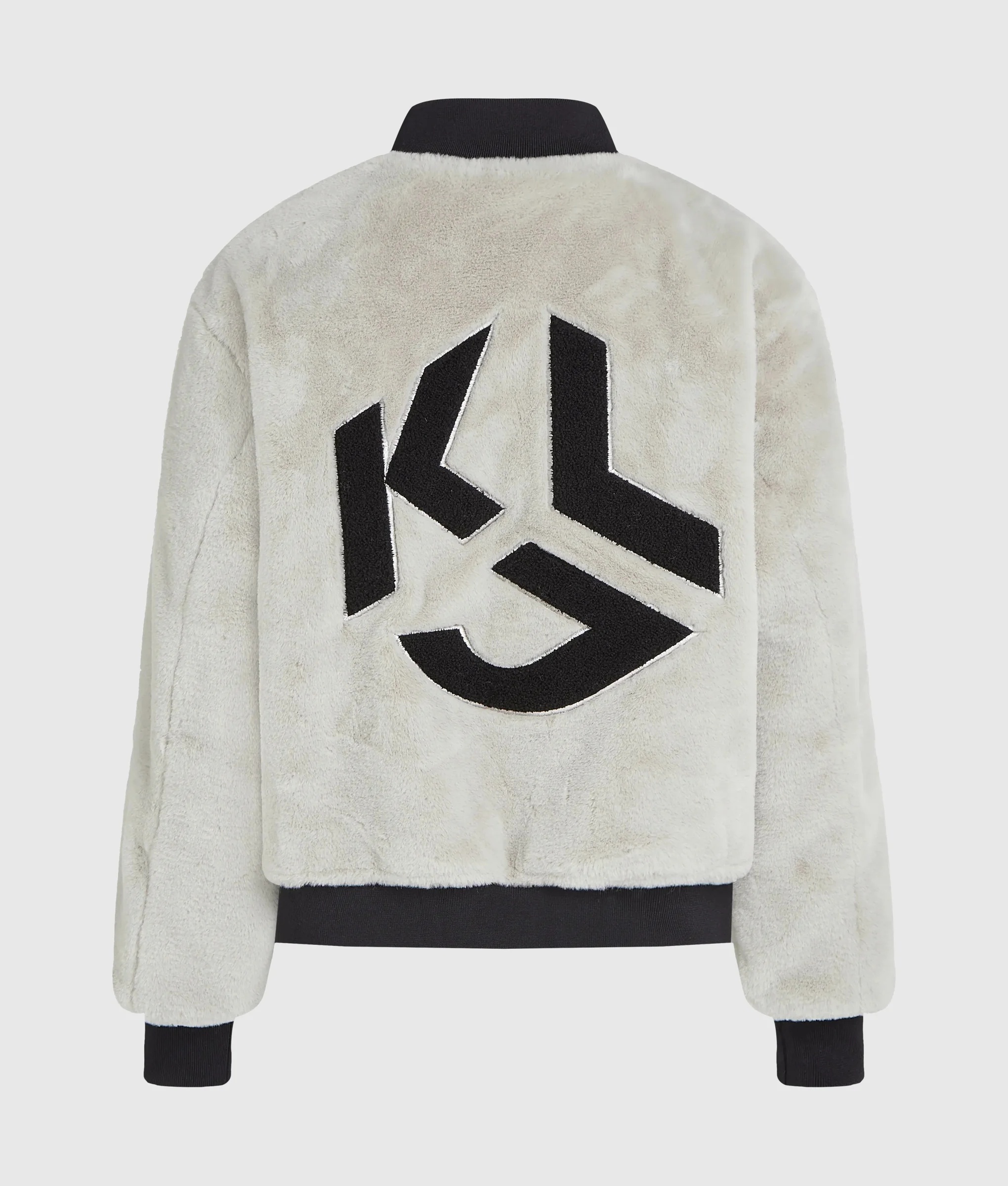 KARL LAGERFELD JEANS - Revesible Faux Fur Bomber