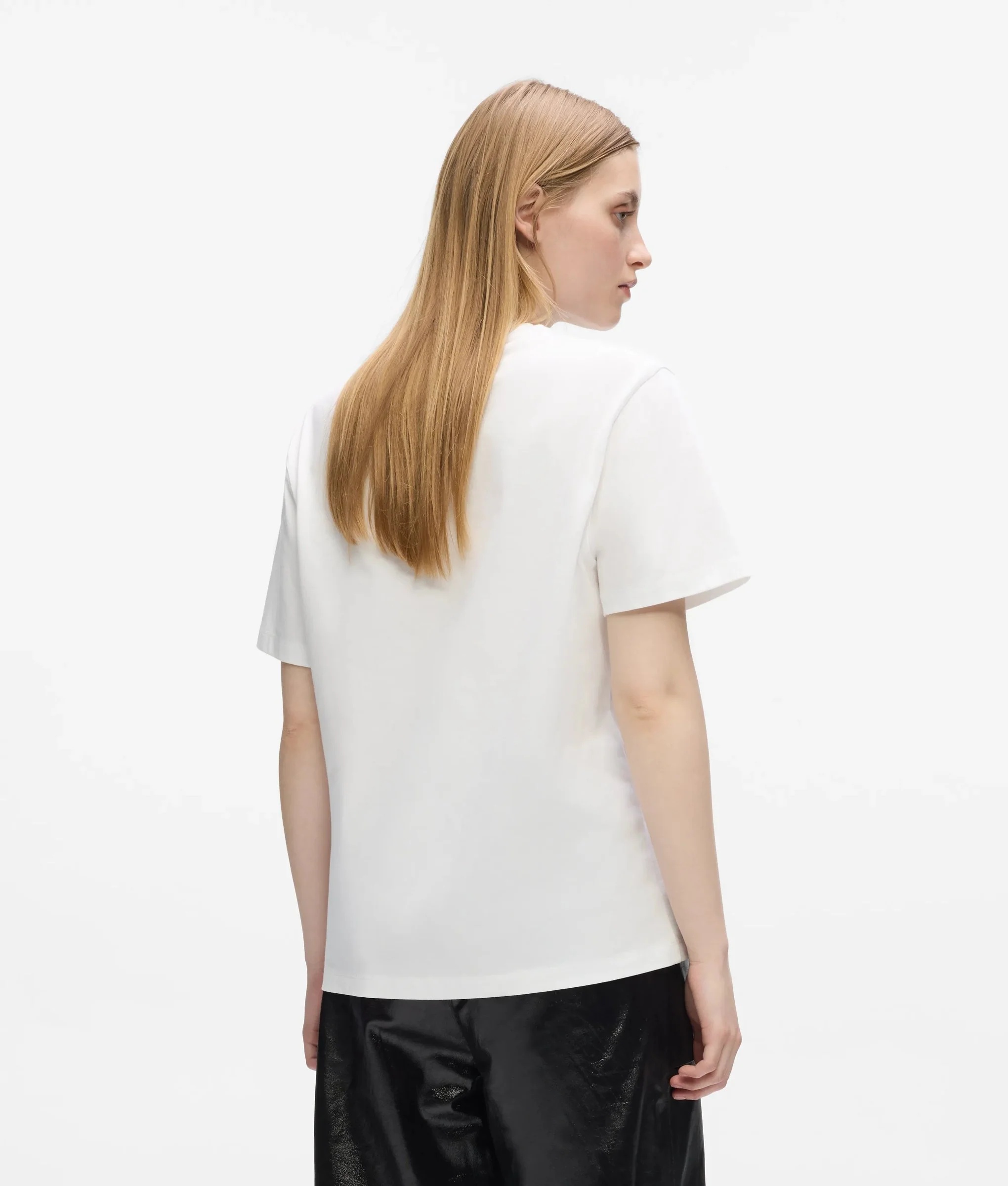 KARL LAGERFELD - Rhinestone Autograph T-shirt