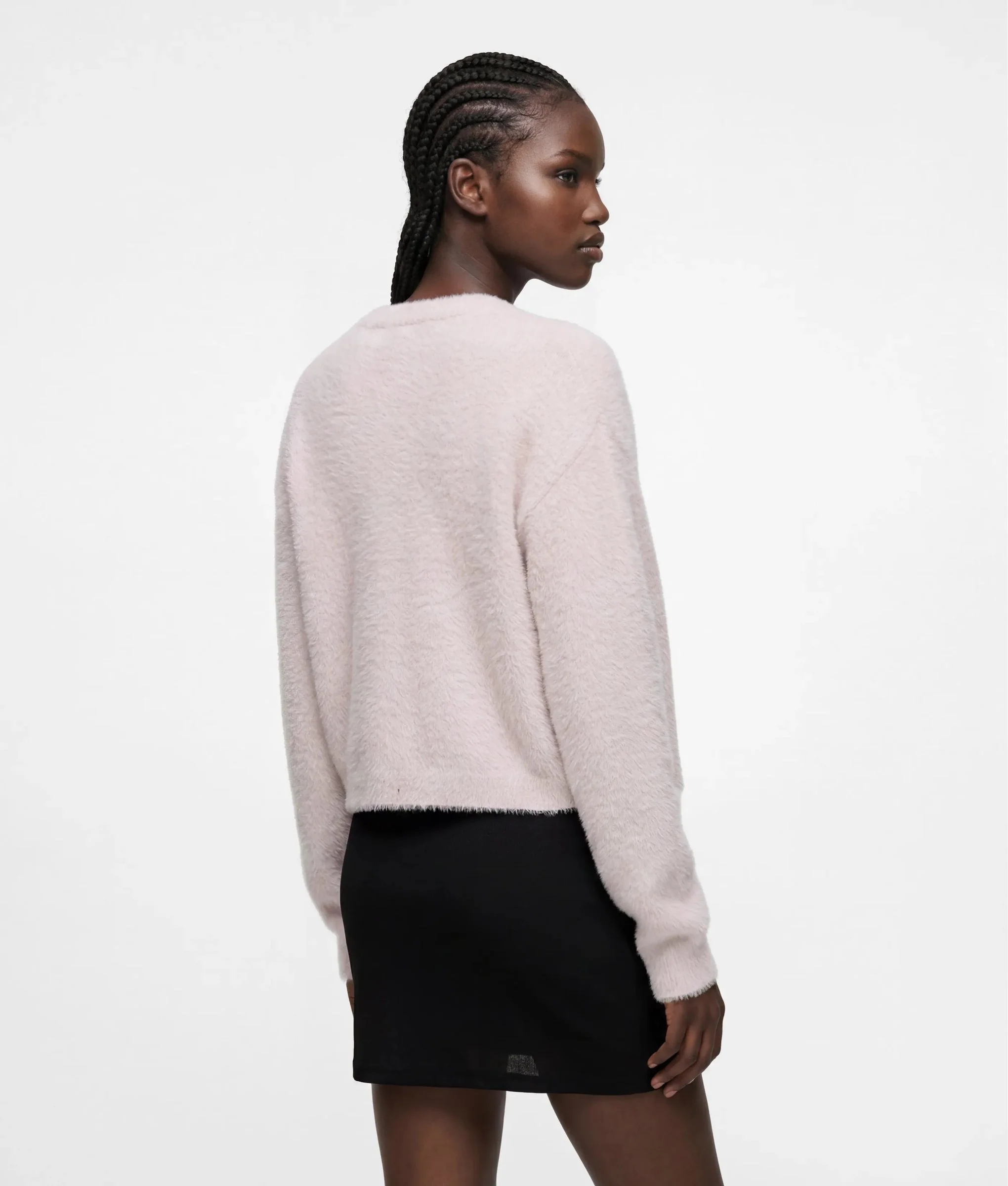 KARL LAGERFELD JEANS - Cropped Knit Cardigan