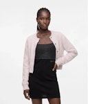 Cropped Knit Cardigan