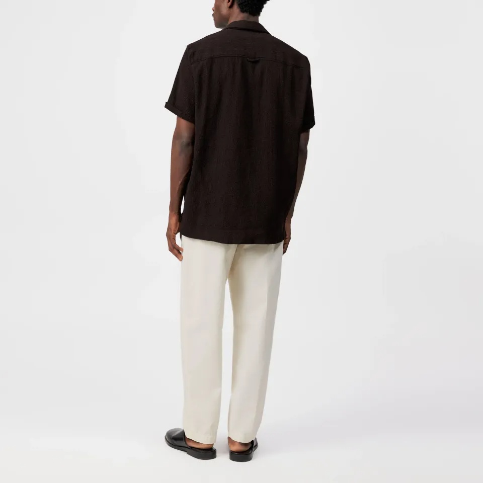 DRYKORN - Bijan Casual Short Sleeve Shirt In Light Jacquard