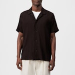 Bijan Casual Short Sleeve Shirt In Light Jacquard